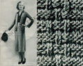 1930s Knit Suit Pattern, Vintage Women's Bulky Yarn (PDF Pattern) B39" - Sitting Pretty Knits