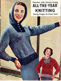 1950s Family Knitting Booklet, Aran, DK Sweaters (PDF E - Book) - Sitting Pretty Knits