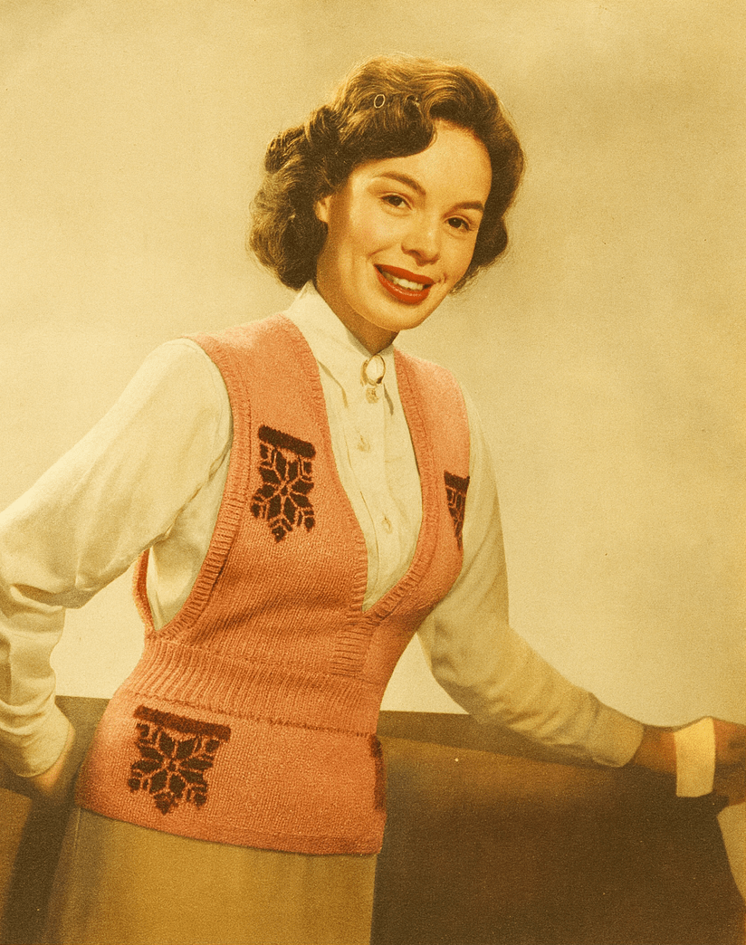 1950s “Tween Seasons” Knitting Pattern Booklet – Vintage Family Sweater & Garment Patterns - Sitting Pretty Knits