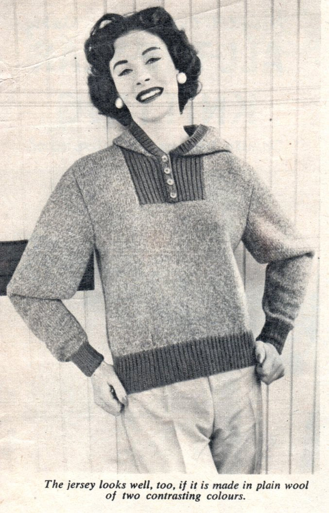 1950s Family Knitting Booklet, Aran, DK Sweaters (PDF E - Book) - Sitting Pretty Knits