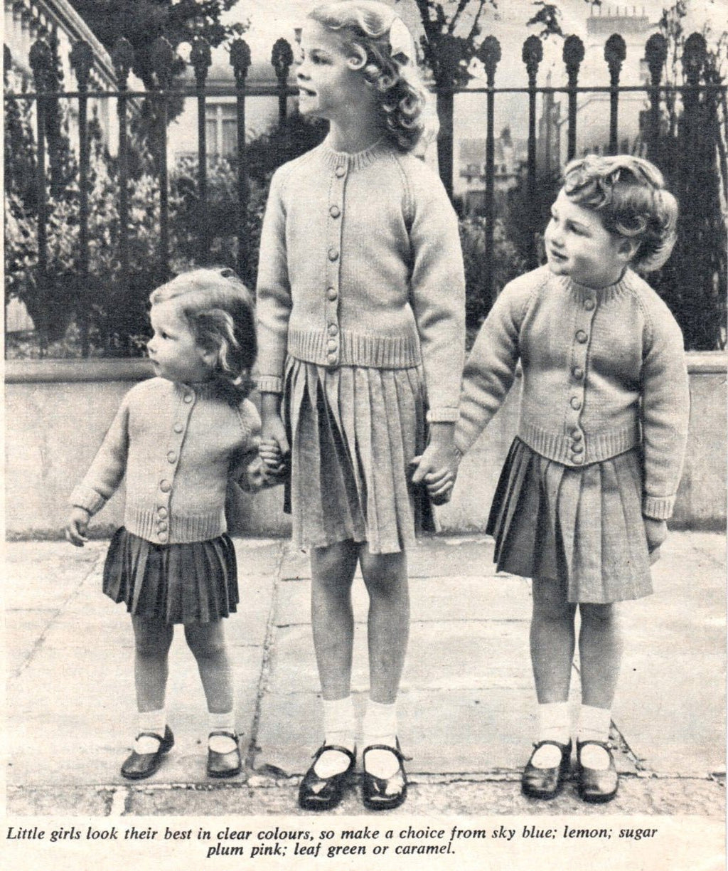 1950s Family Knitting Booklet, Aran, DK Sweaters (PDF E - Book) - Sitting Pretty Knits