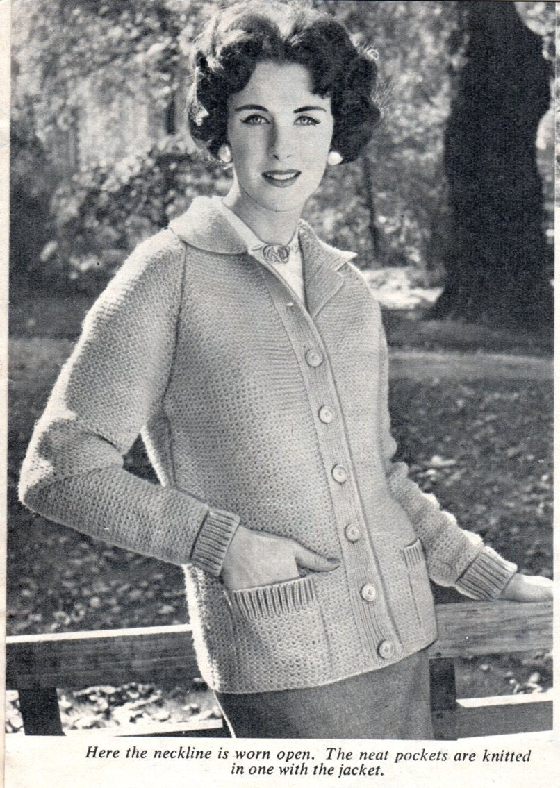 1950s Family Knitting Booklet, Aran, DK Sweaters (PDF E - Book) - Sitting Pretty Knits