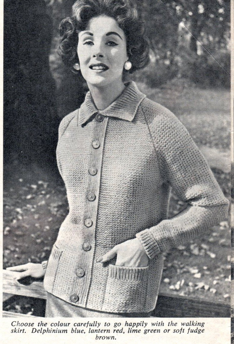1950s Family Knitting Booklet, Aran, DK Sweaters (PDF E - Book) - Sitting Pretty Knits