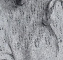 1940s Lace Yoke Knit Bed Jacket Pattern, Bust 34 - 35 (PDF Pattern) - Sitting Pretty Knits