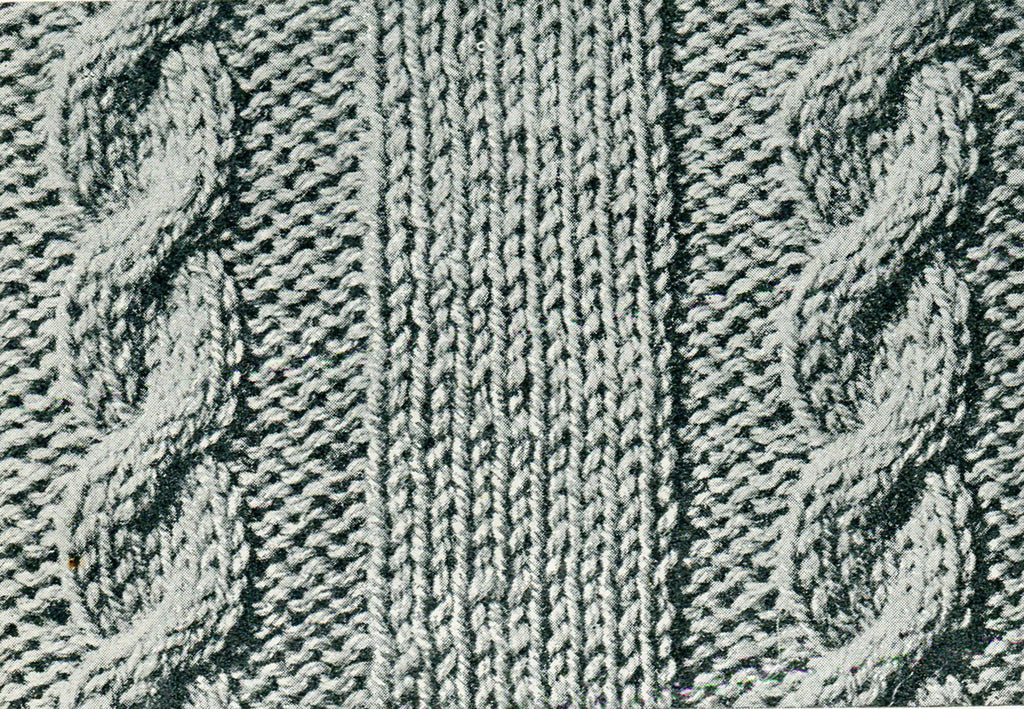 1930s Cable Knit Cardigan Pattern, Bust 35 - 38" (PDF Pattern) - Sitting Pretty Knits
