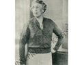 Bust 44", The Stay Young Twinset, 1930s sweater & cardigan knitting pattern pdf, vintage 30s - Sitting Pretty Knits