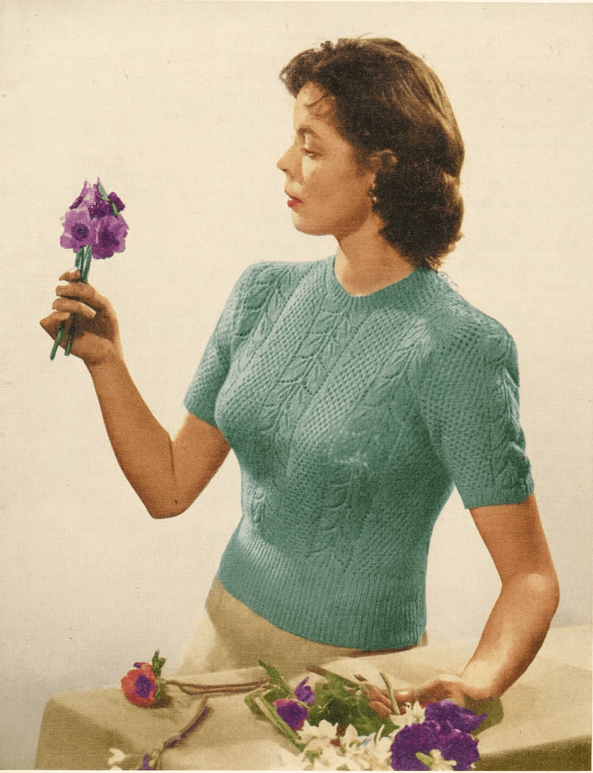 1950s “Tween Seasons” Knitting Pattern Booklet – Vintage Family Sweater & Garment Patterns - Sitting Pretty Knits