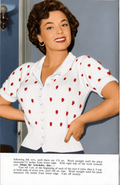 Ruth Roman Polka Dot Cardigan Knitting Pattern PDF 36 - 38" Bust - Sitting Pretty Knits