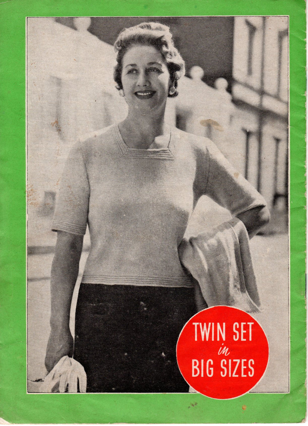 1950s Classic Twinset Knitting Pattern PDF – Vintage Sweater & Cardigan (37–39” Bust) - Sitting Pretty Knits