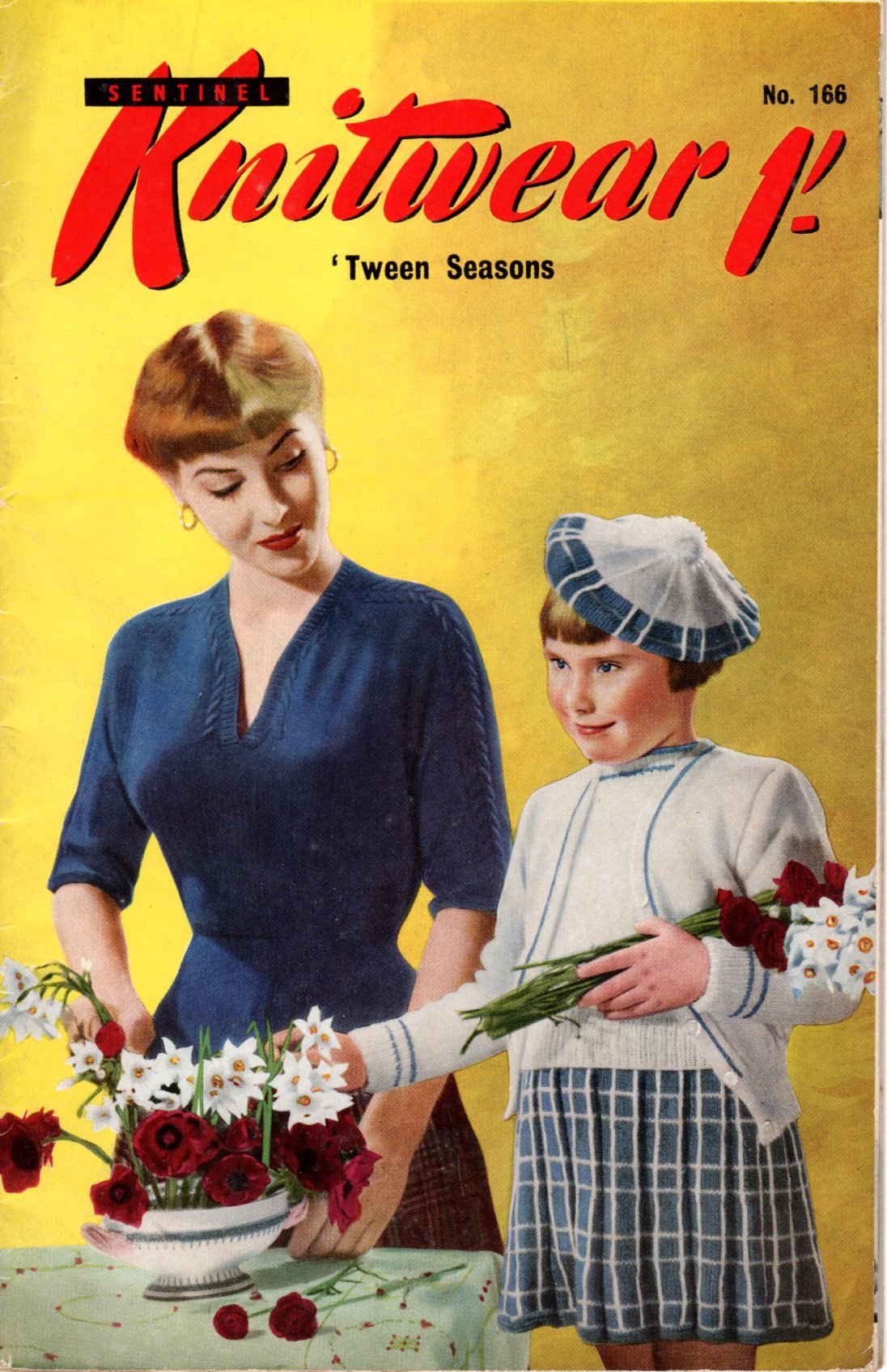 1950s “Tween Seasons” Knitting Pattern Booklet – Vintage Family Sweater & Garment Patterns - Sitting Pretty Knits