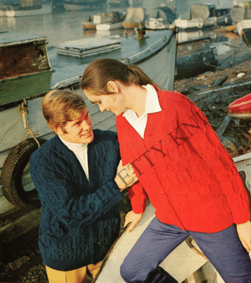 Vintage 70s Aran Knitting Patterns Booklet, Sweaters, Cardigans (Digital PDF) - Sitting Pretty Knits