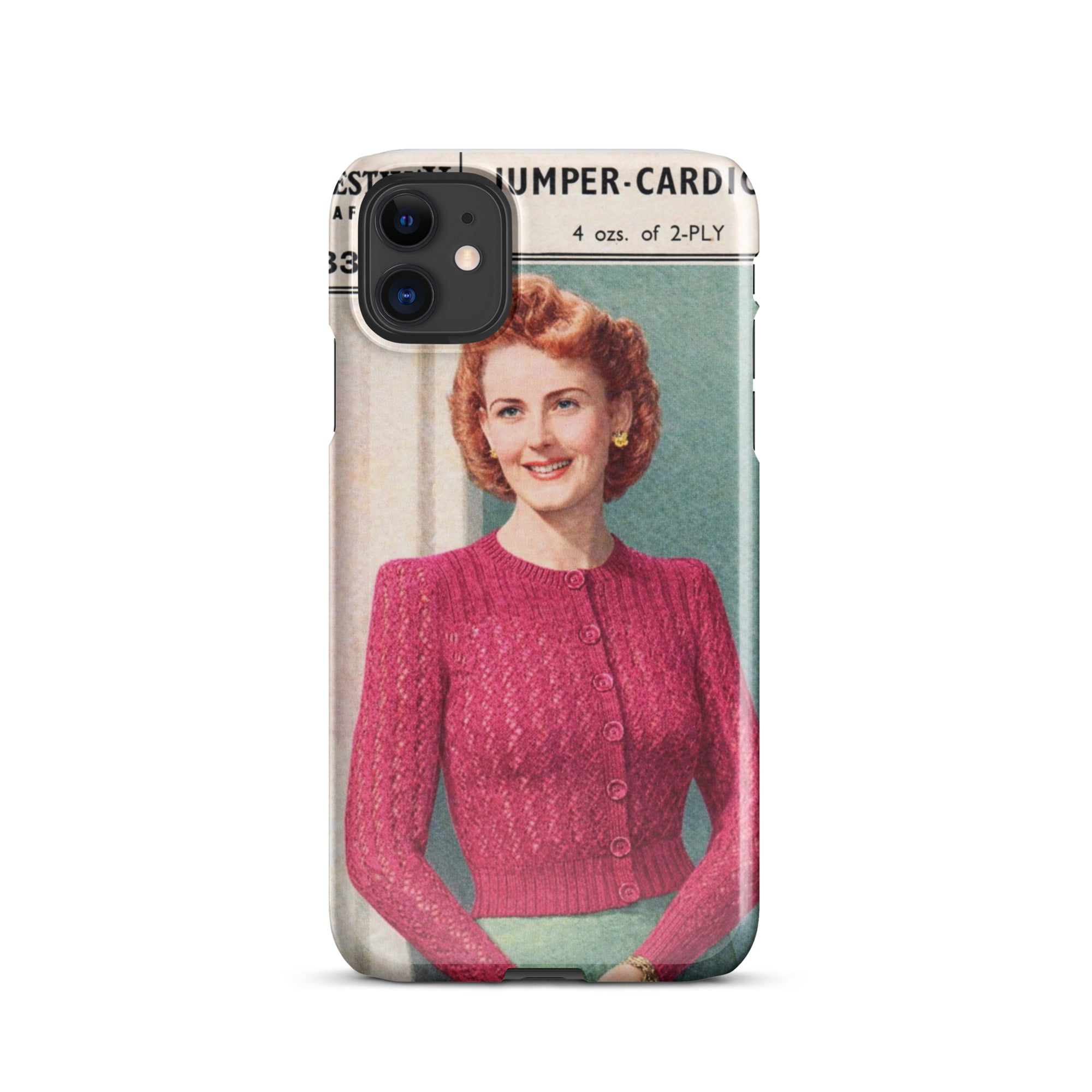 Lacy Cardigan iPhone Case - Sitting Pretty Knits