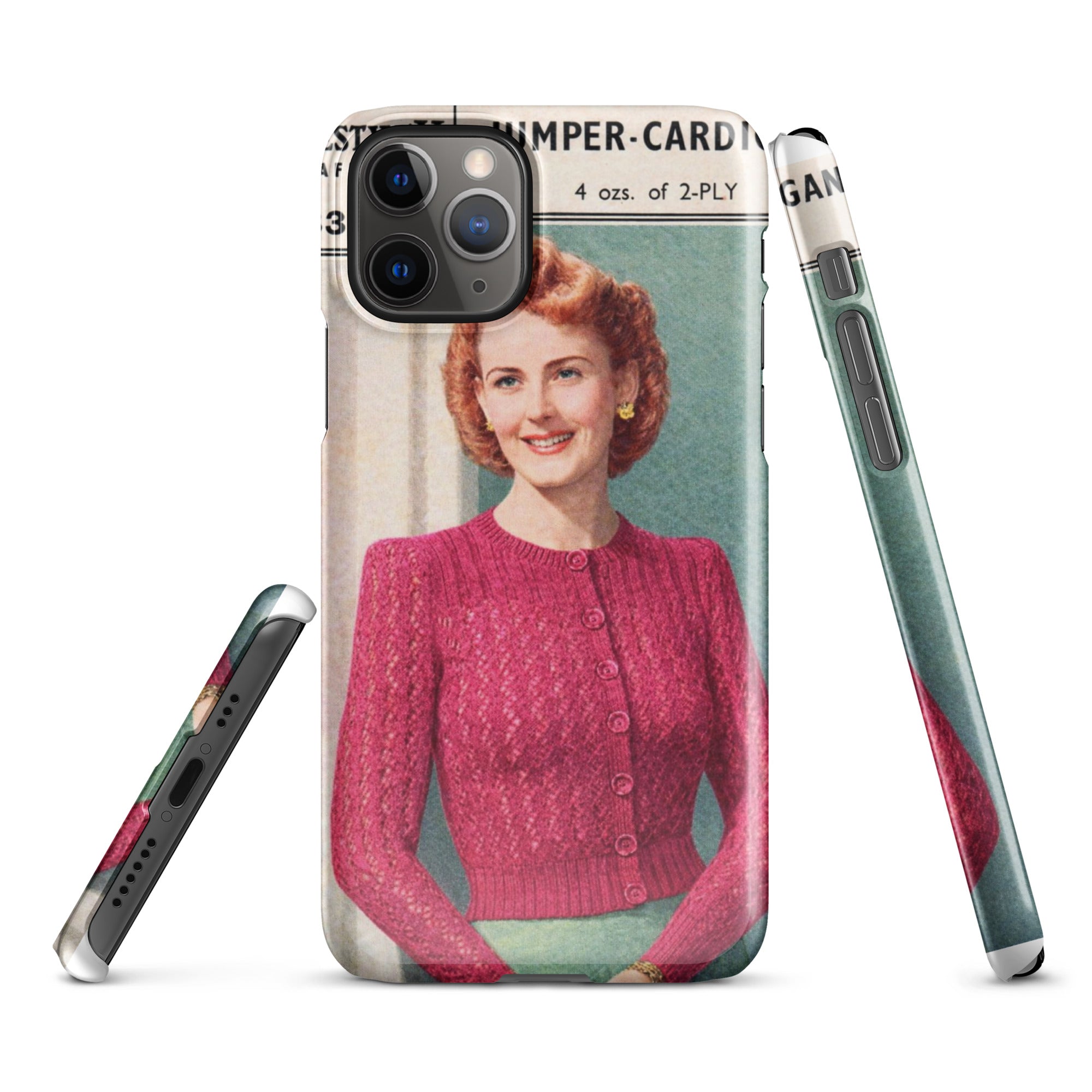 Lacy Cardigan iPhone Case - Sitting Pretty Knits