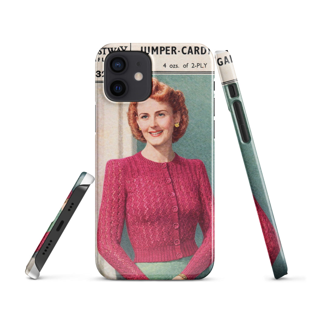 Lacy Cardigan iPhone Case - Sitting Pretty Knits