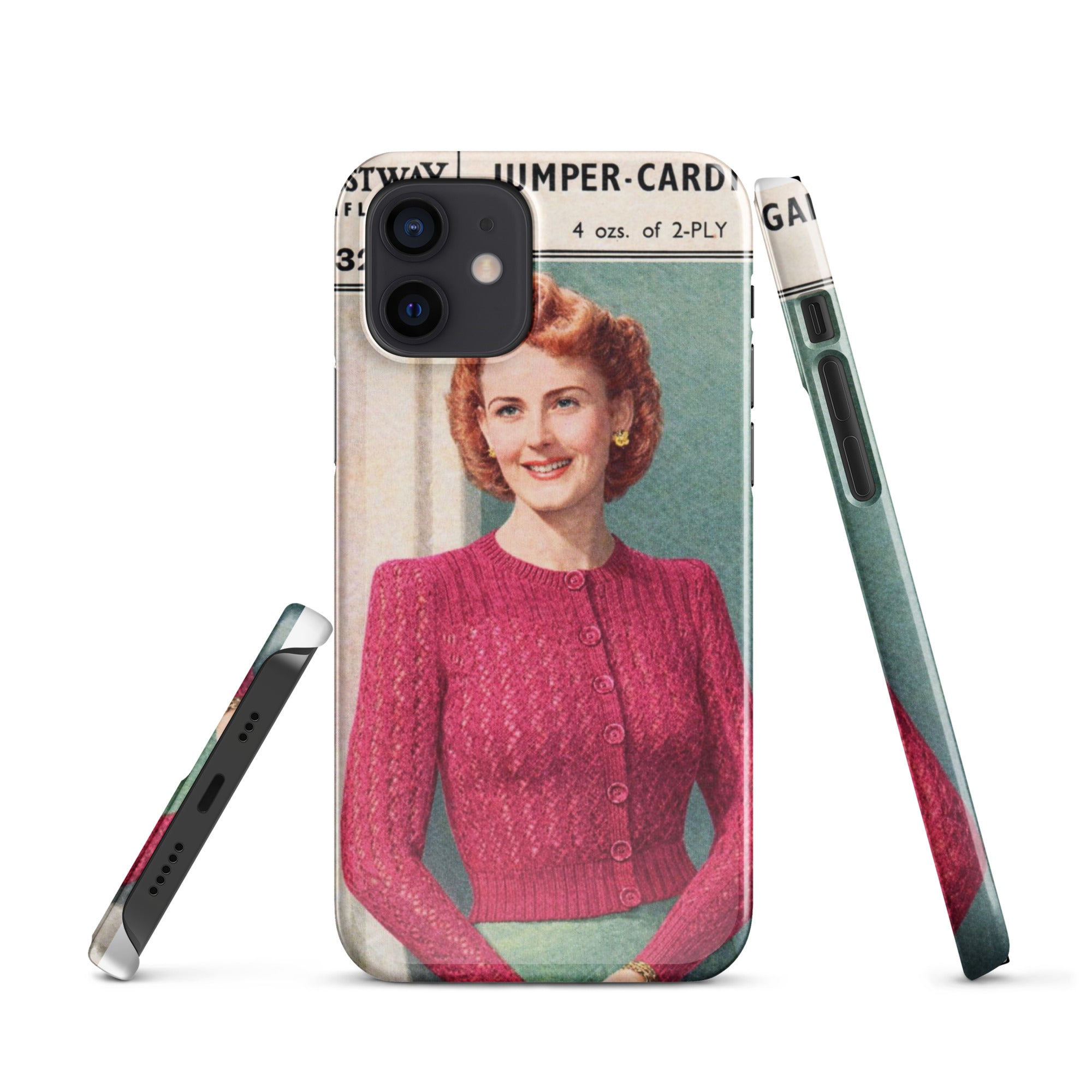 Lacy Cardigan iPhone Case - Sitting Pretty Knits