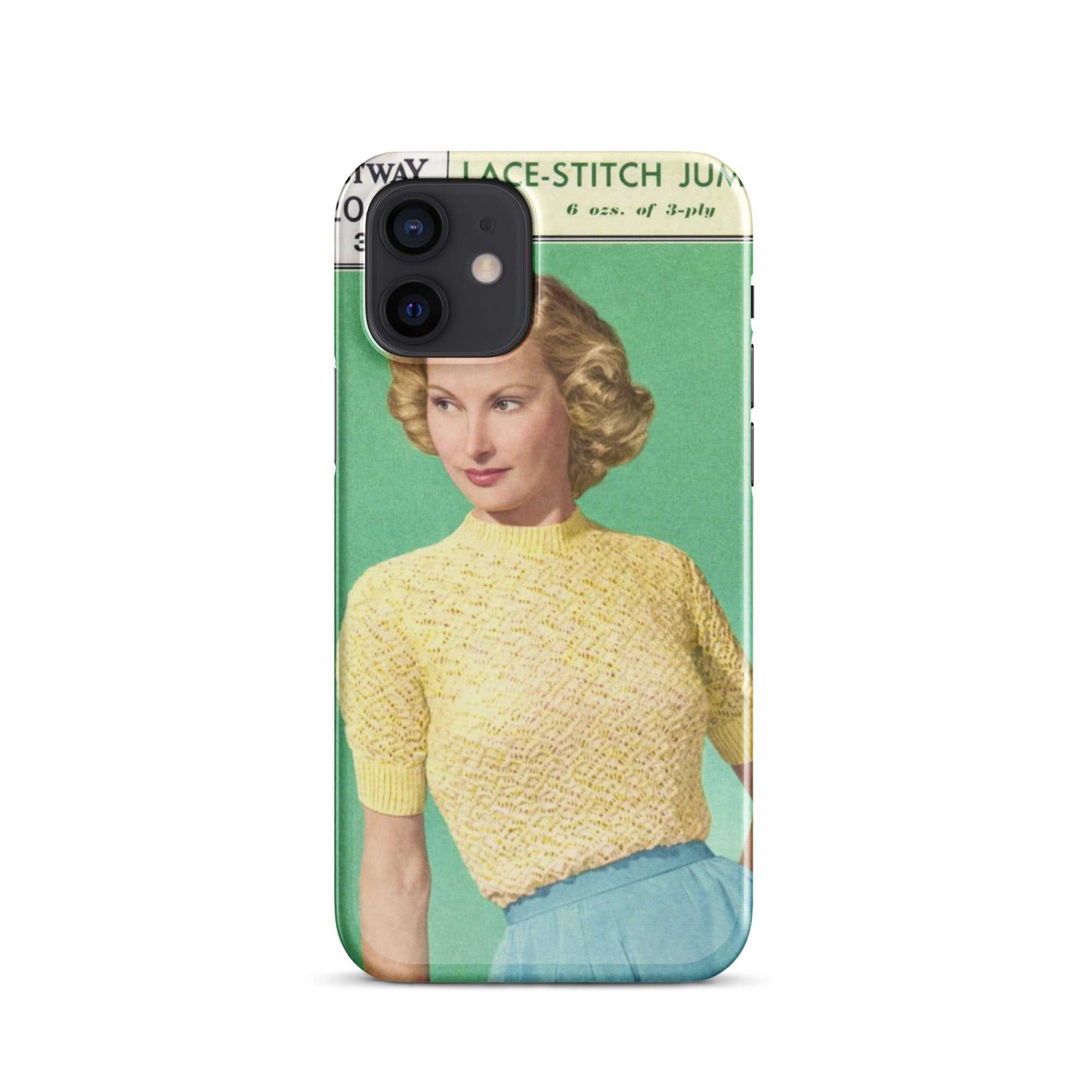 Lace Stitch Jumper iPhone Case - Sitting Pretty Knits