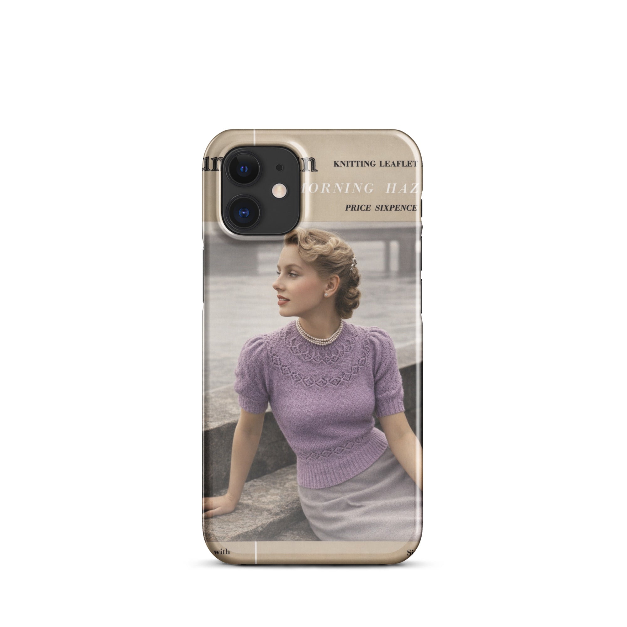 Vintage Munrospun Ranunculus iPhone Case - Sitting Pretty Knits