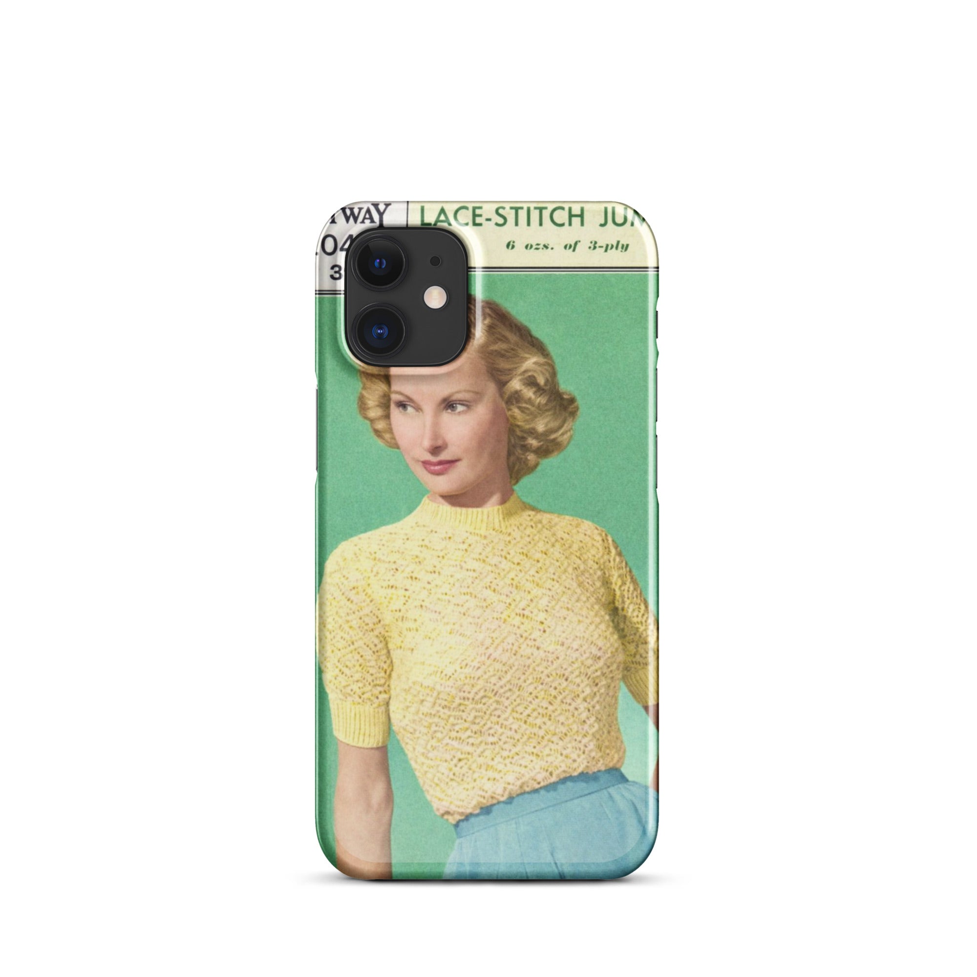 Lace Stitch Jumper iPhone Case - Sitting Pretty Knits