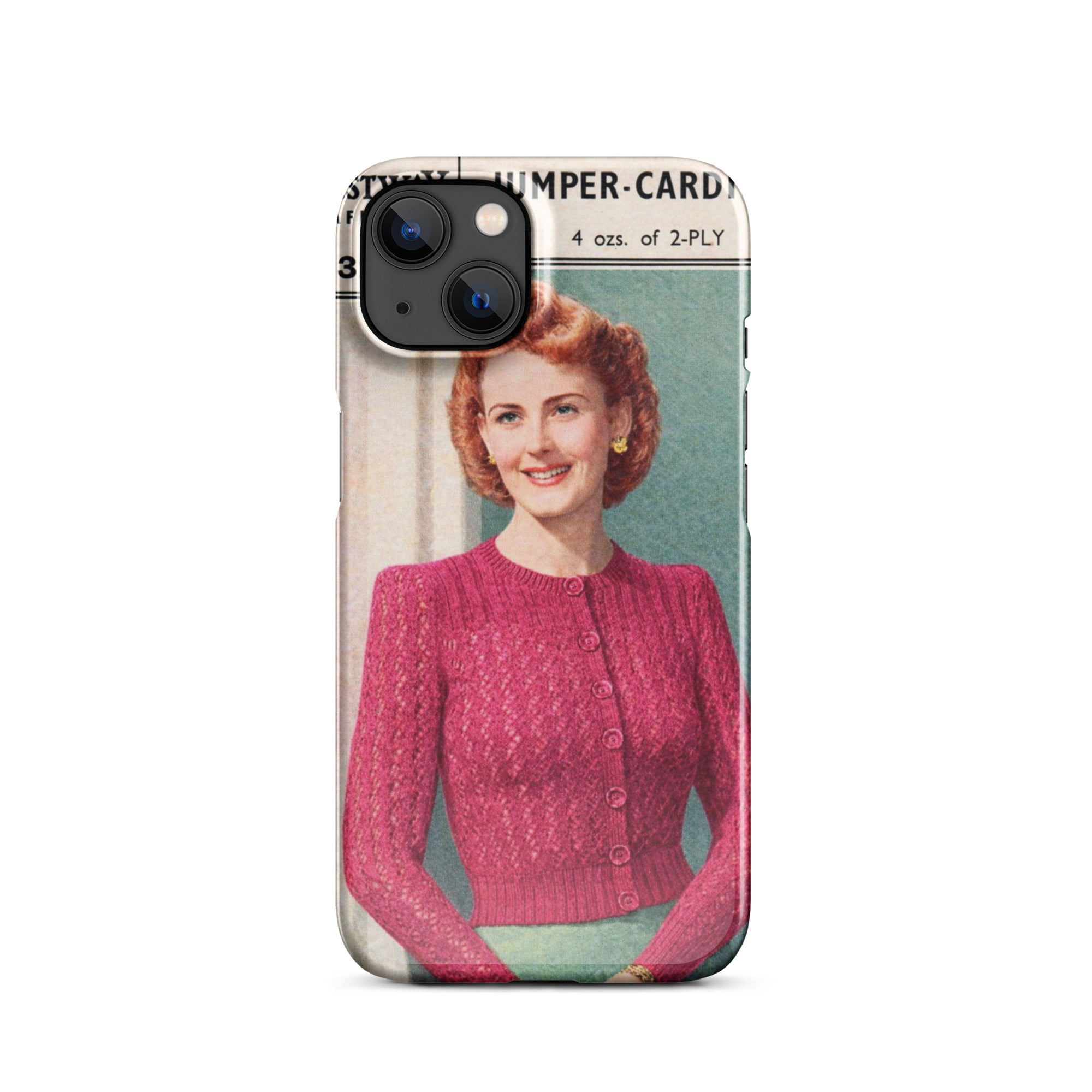 Lacy Cardigan iPhone Case - Sitting Pretty Knits