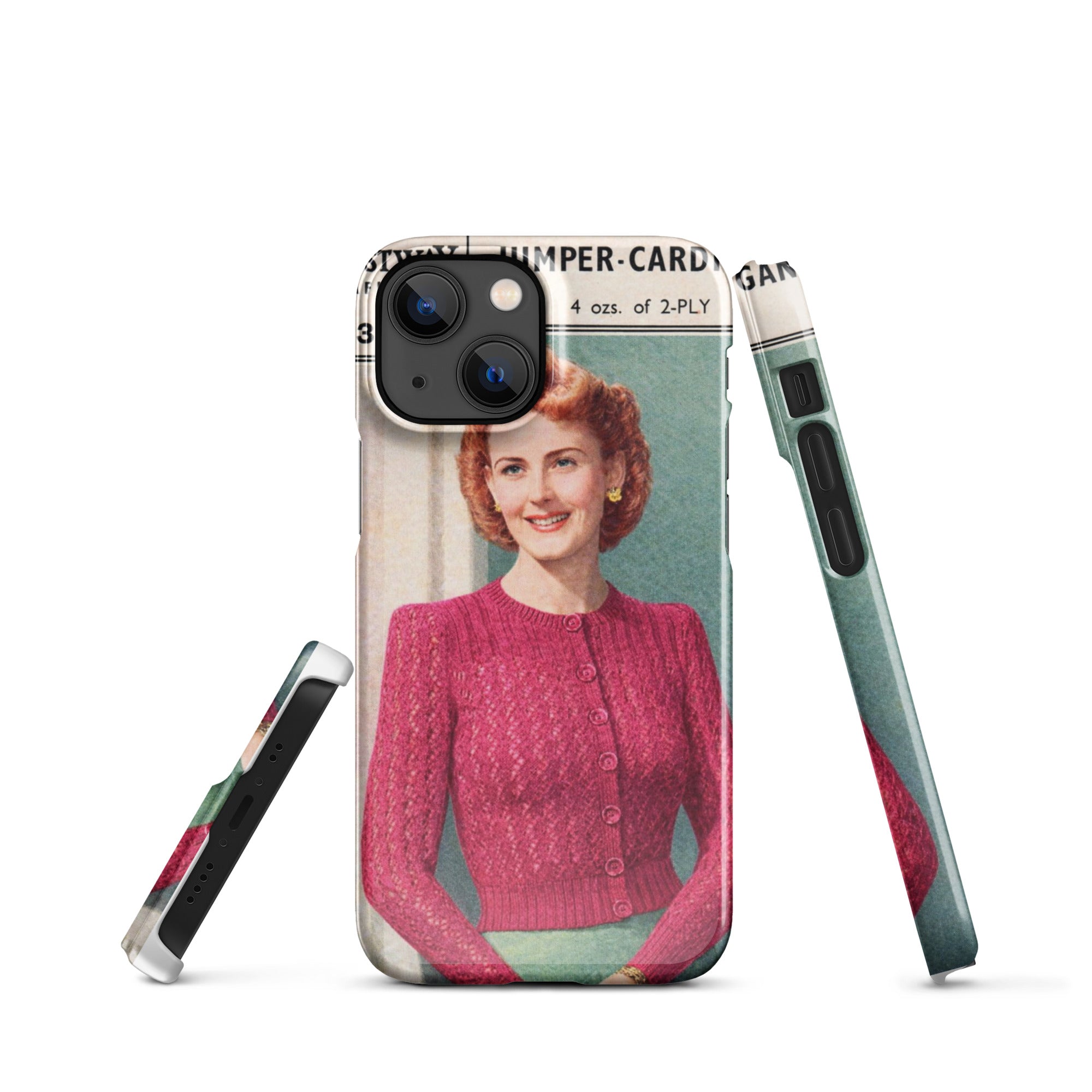 Lacy Cardigan iPhone Case - Sitting Pretty Knits