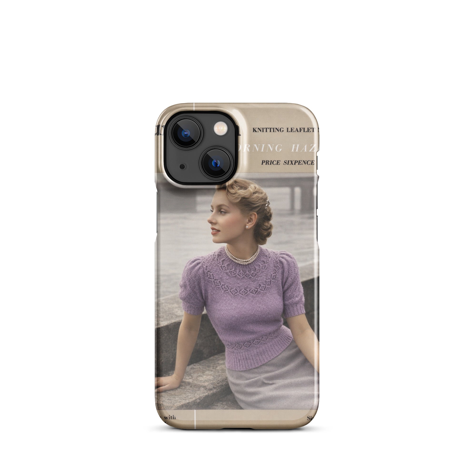 Vintage Munrospun Ranunculus iPhone Case - Sitting Pretty Knits