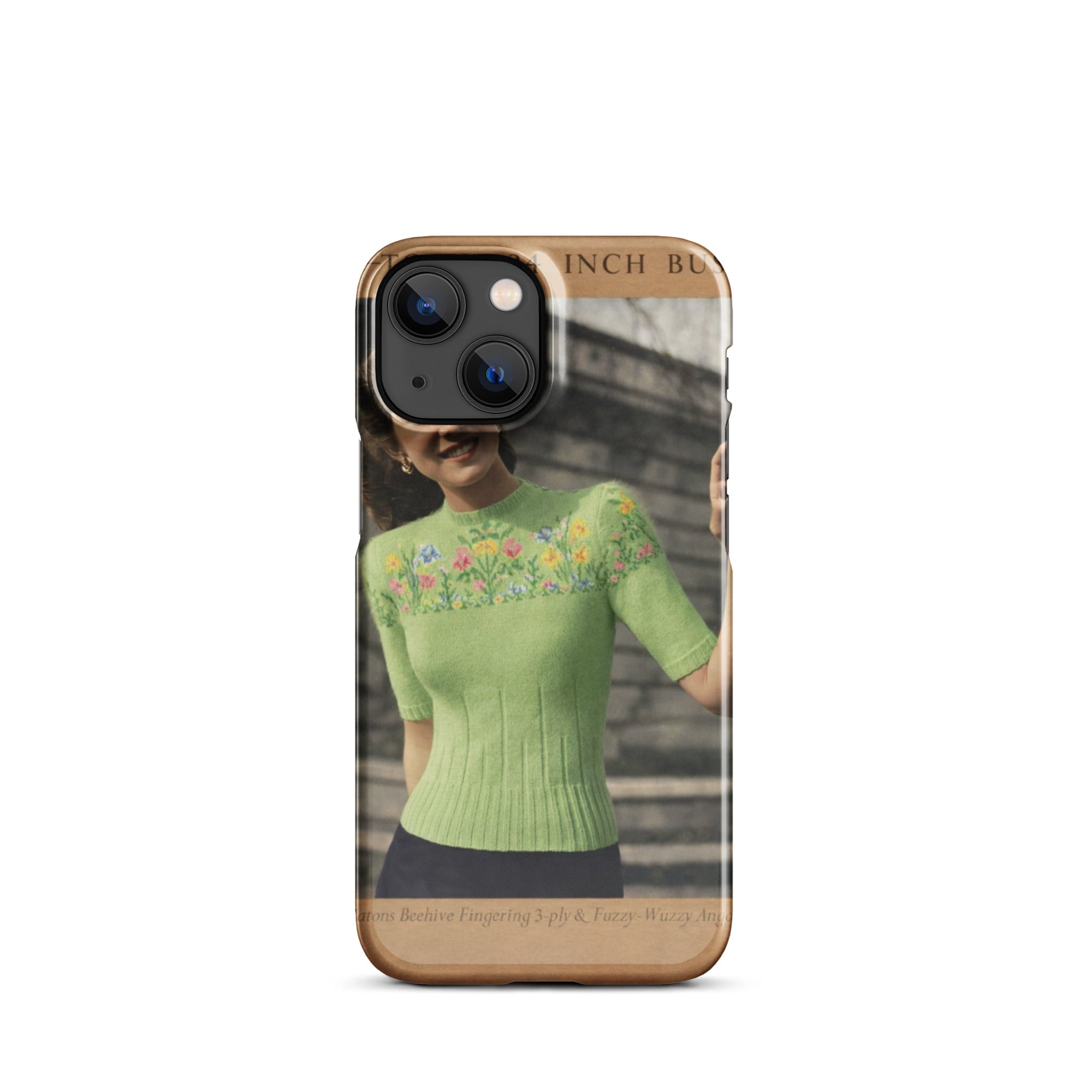 Easter Flower Fair Isle Sweater iPhone Case - Sitting Pretty Knits