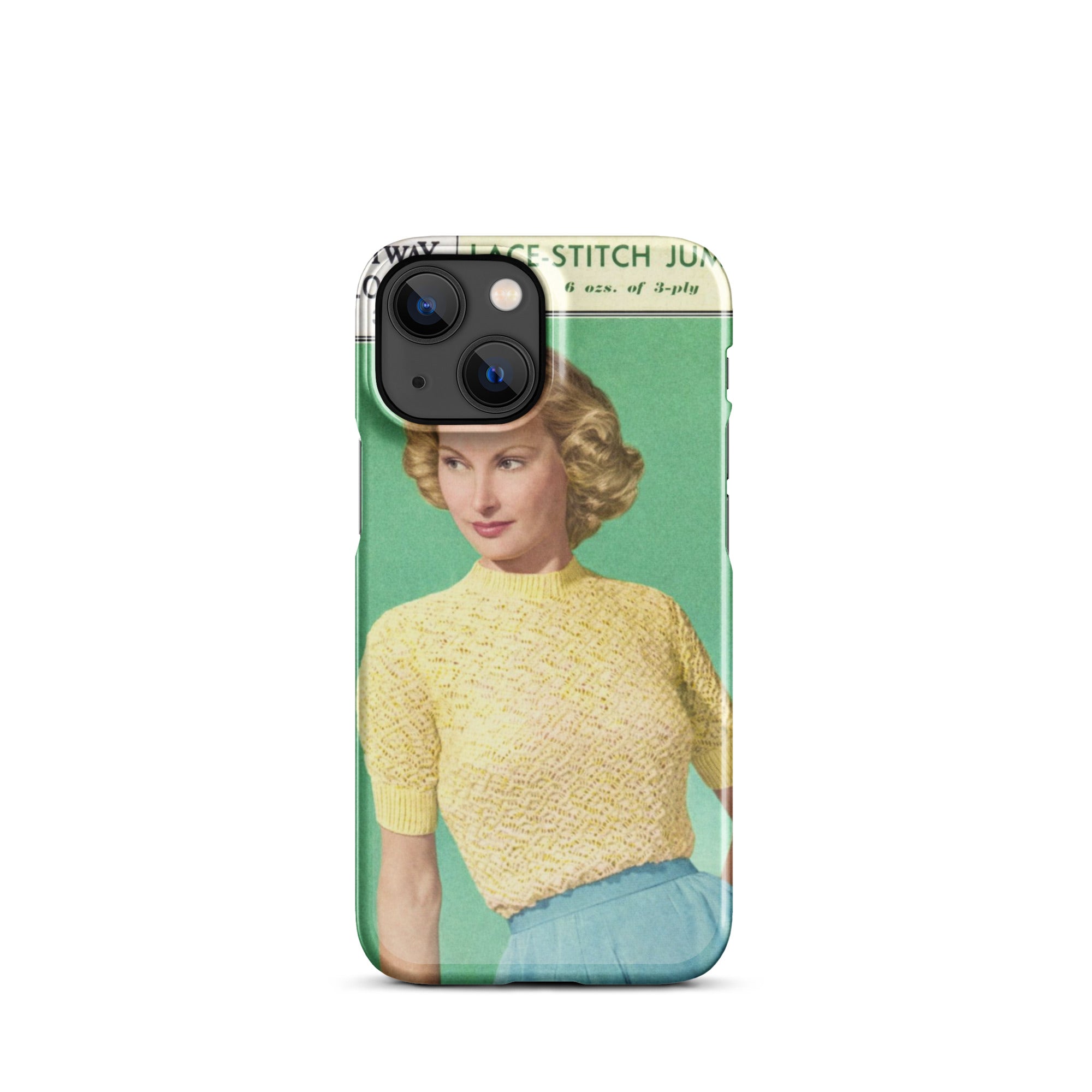 Lace Stitch Jumper iPhone Case - Sitting Pretty Knits