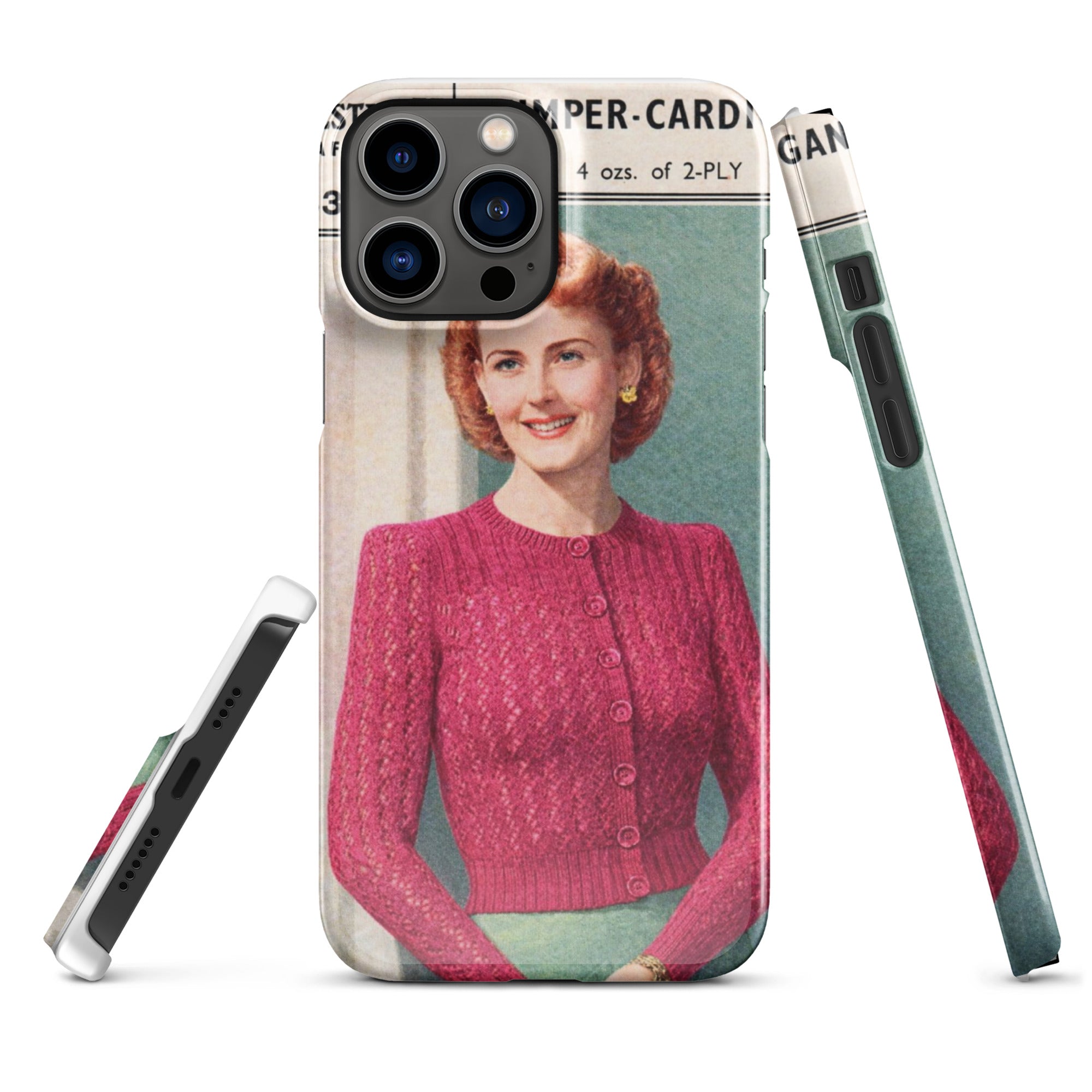 Lacy Cardigan iPhone Case - Sitting Pretty Knits