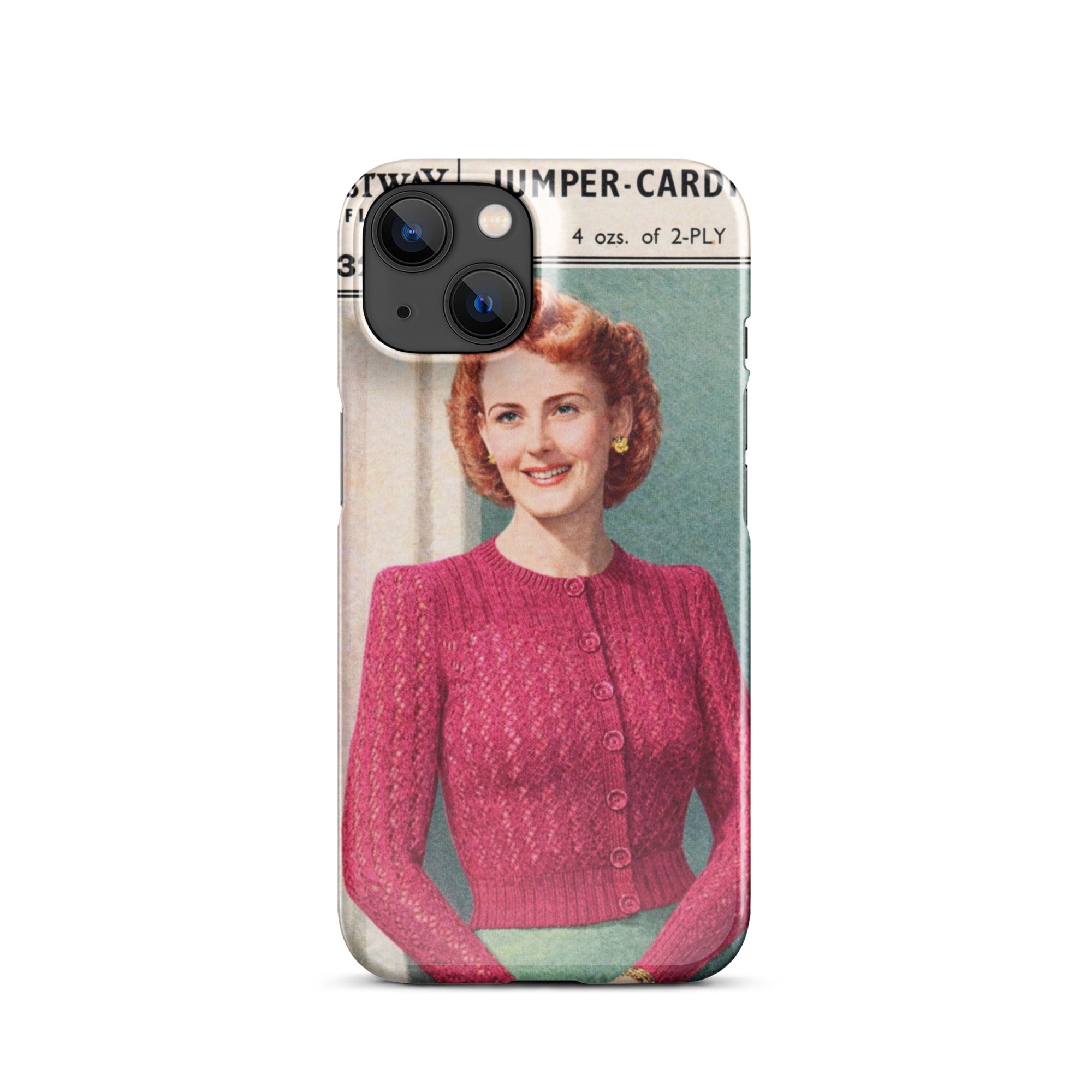 Lacy Cardigan iPhone Case - Sitting Pretty Knits