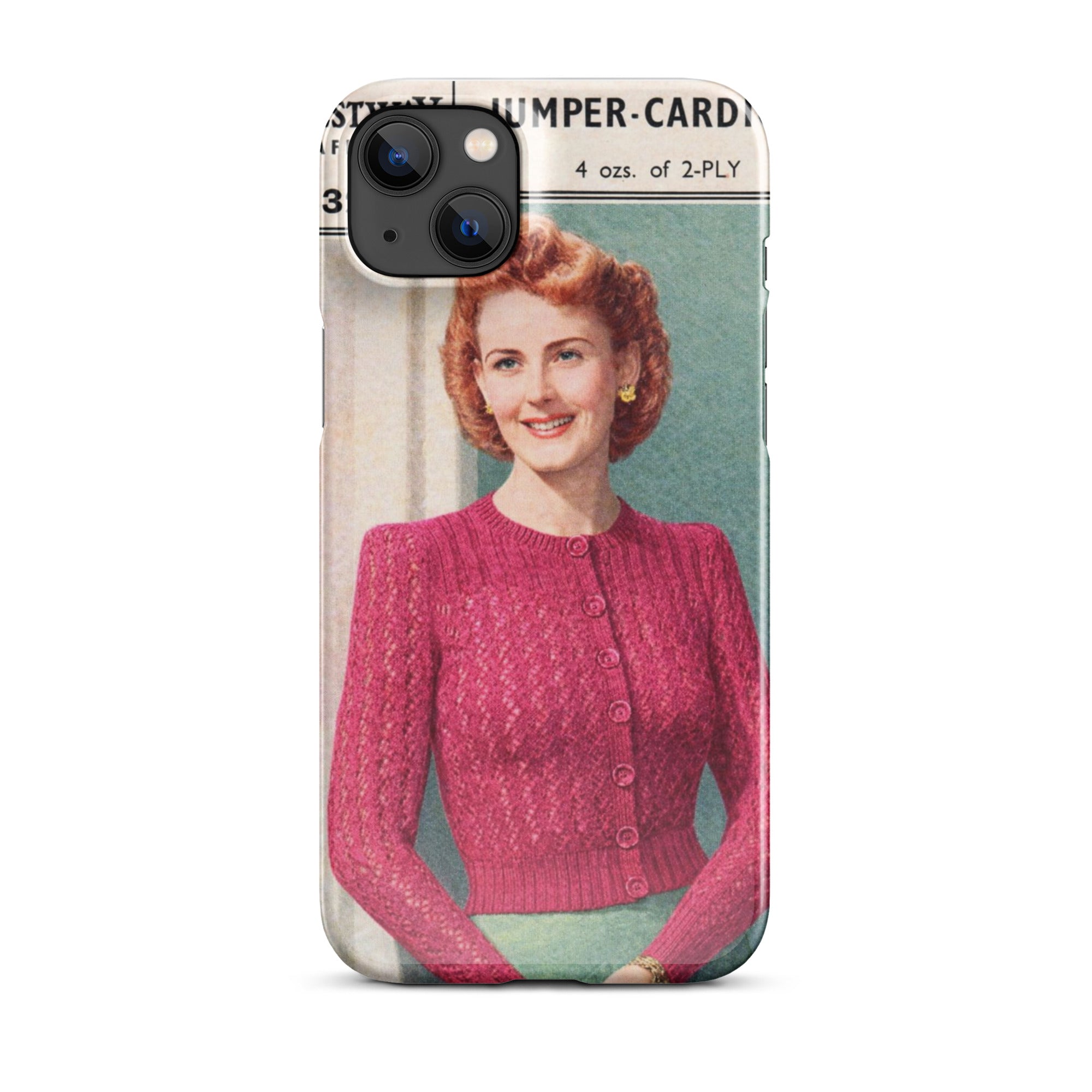 Lacy Cardigan iPhone Case - Sitting Pretty Knits