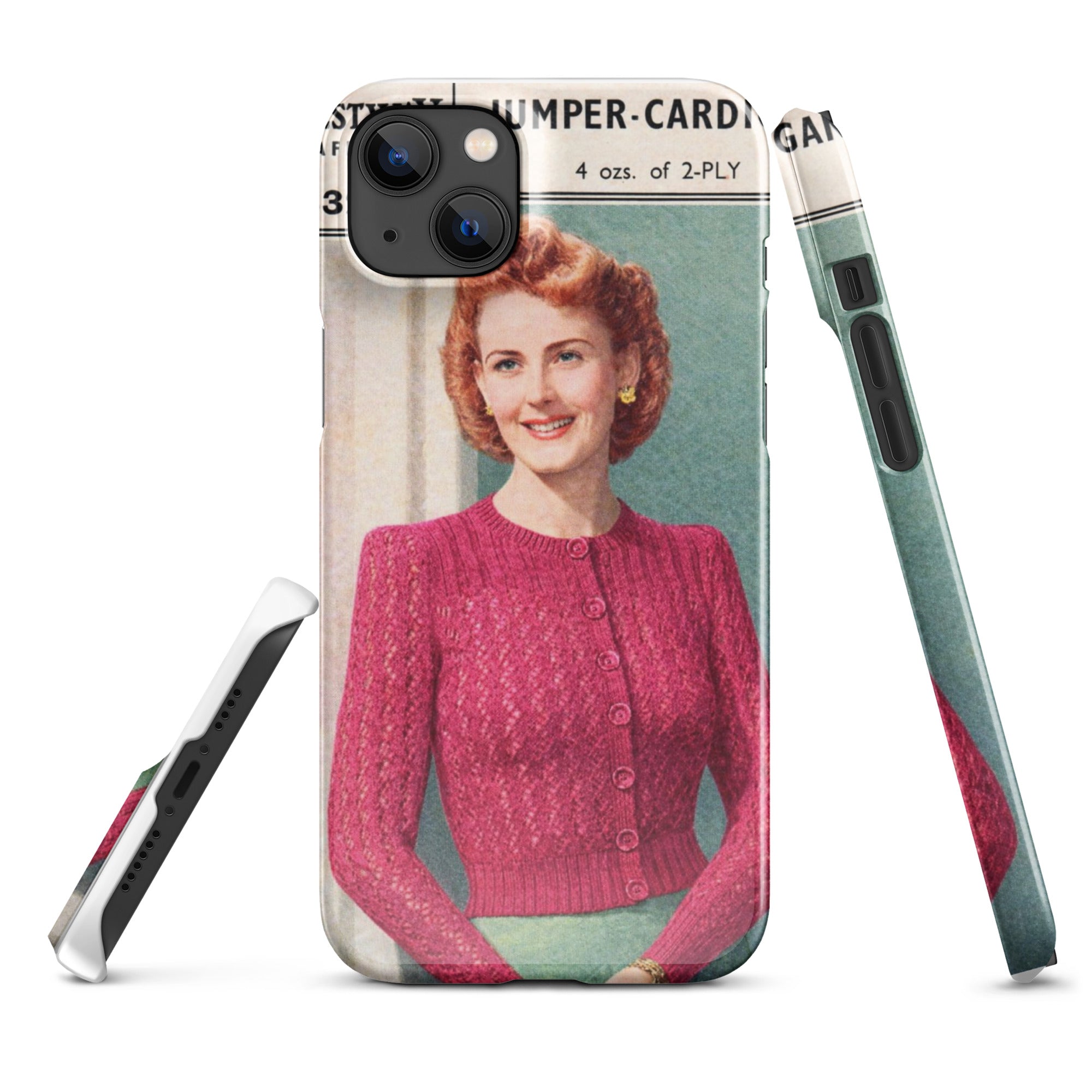 Lacy Cardigan iPhone Case - Sitting Pretty Knits