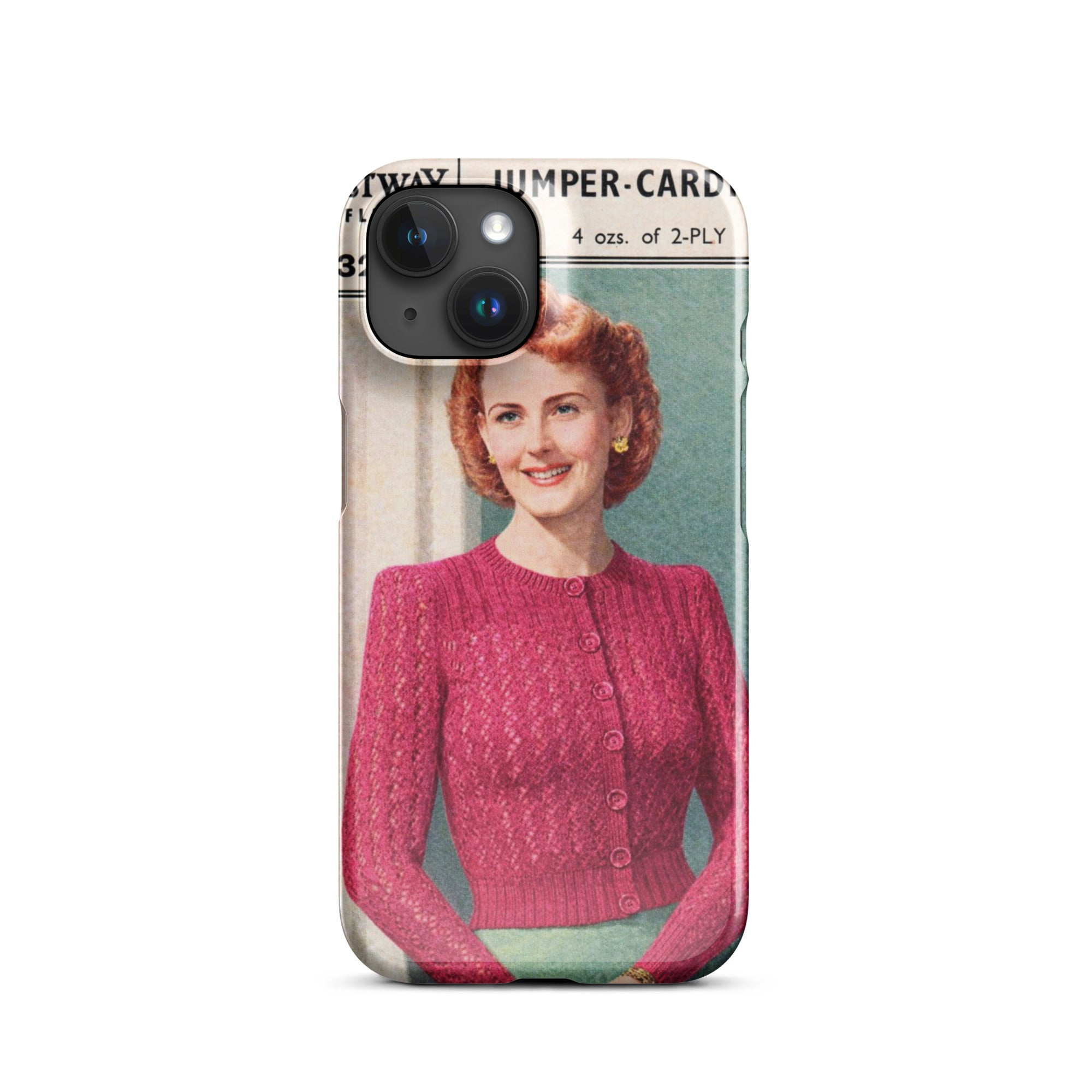 Lacy Cardigan iPhone Case - Sitting Pretty Knits