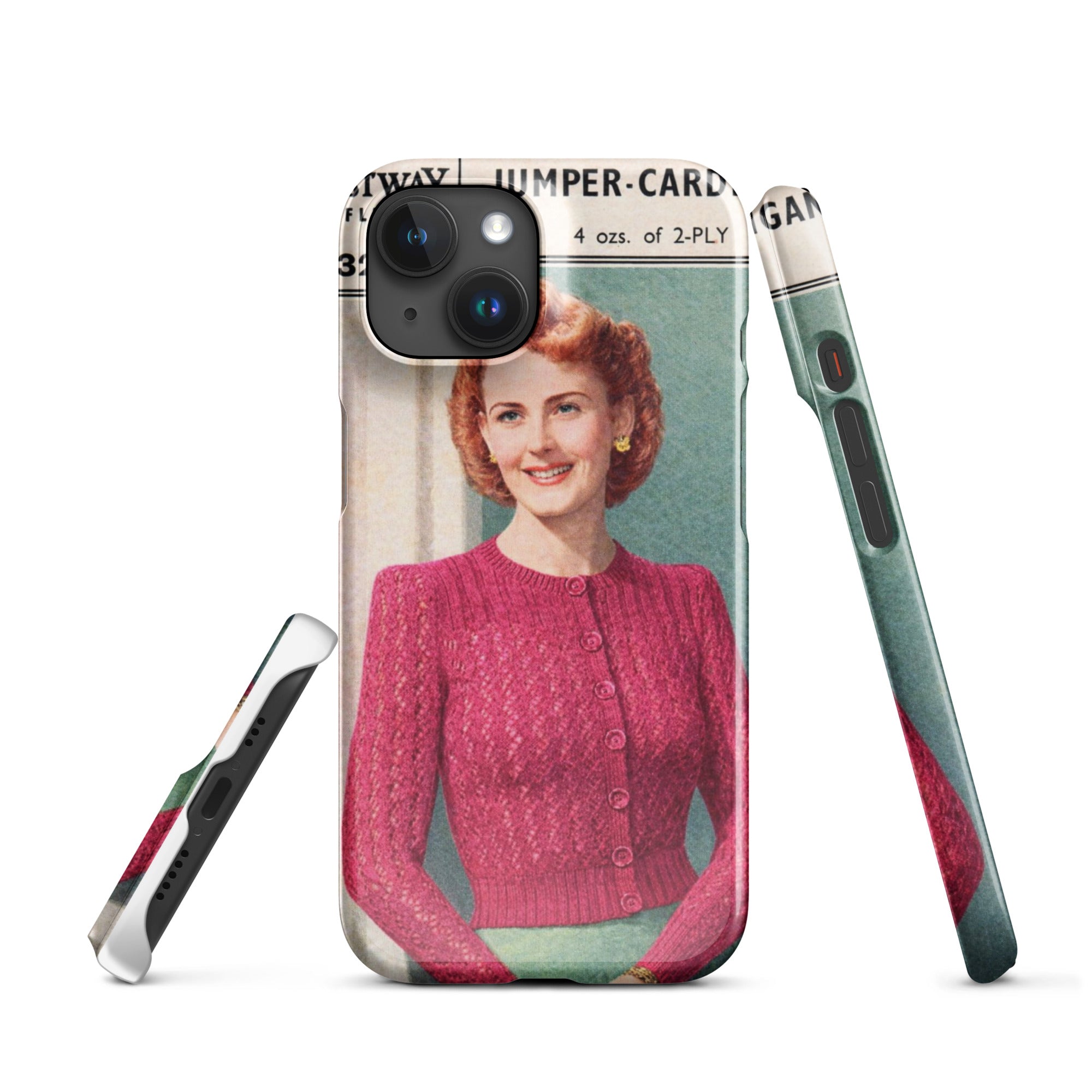 Lacy Cardigan iPhone Case - Sitting Pretty Knits