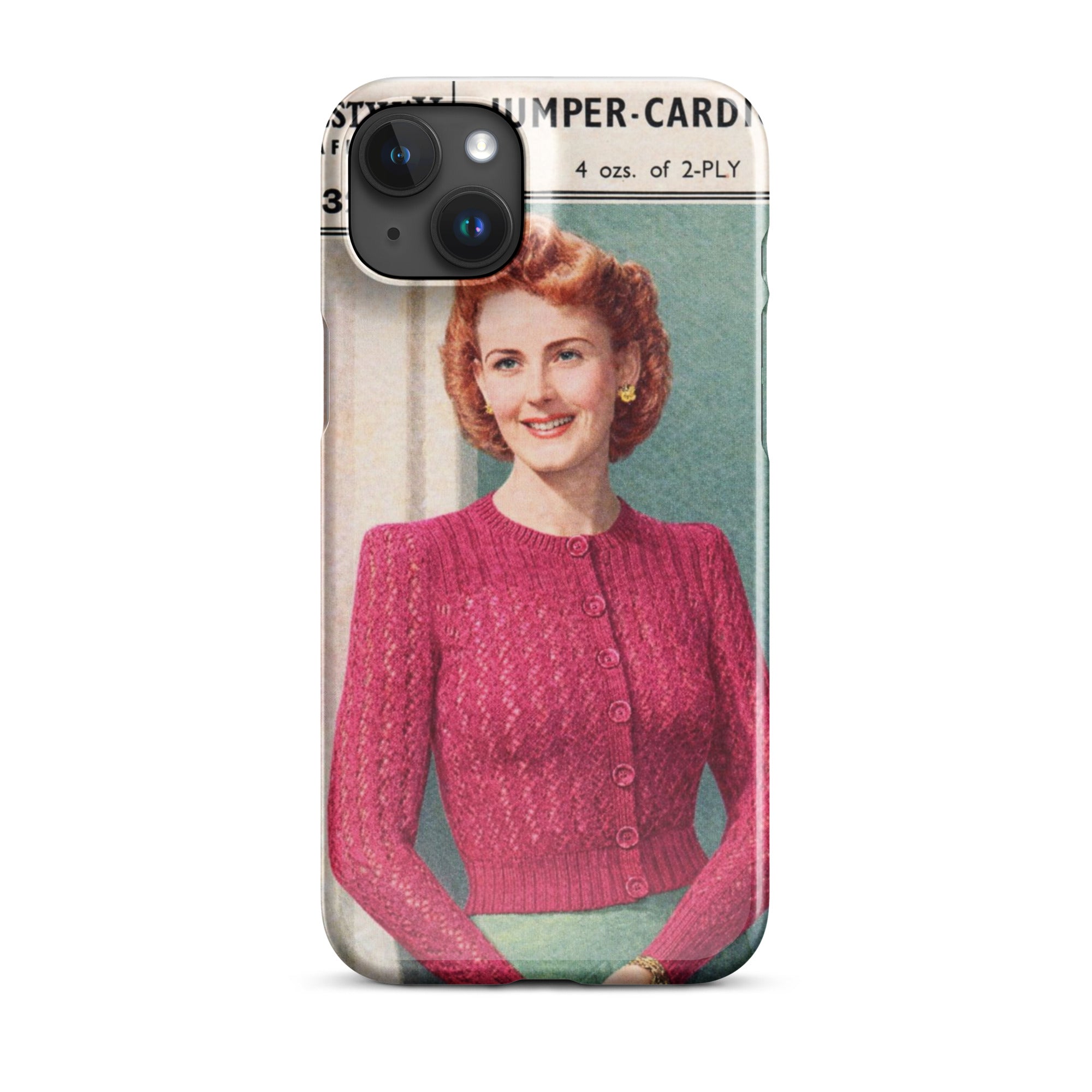 Lacy Cardigan iPhone Case - Sitting Pretty Knits