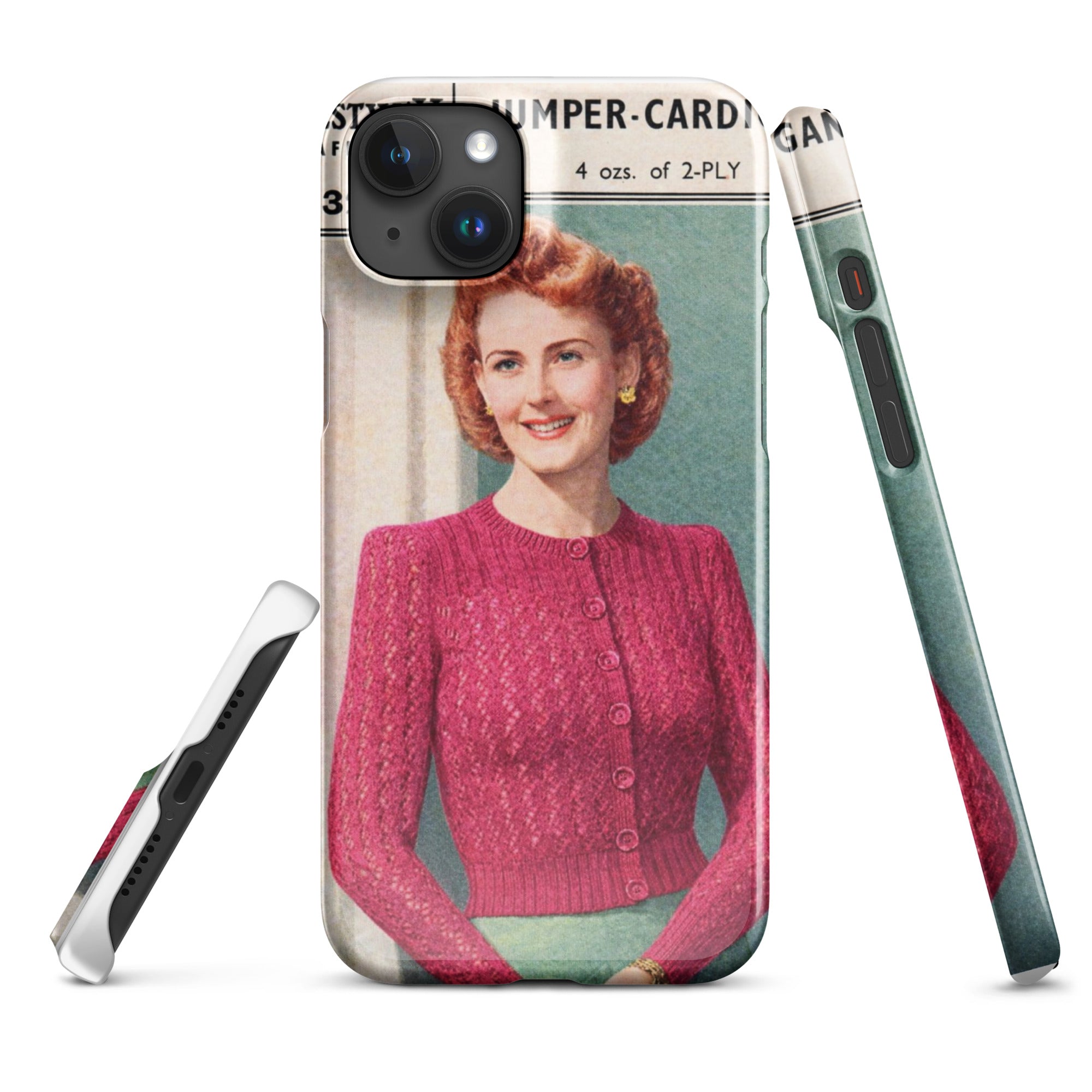 Lacy Cardigan iPhone Case - Sitting Pretty Knits
