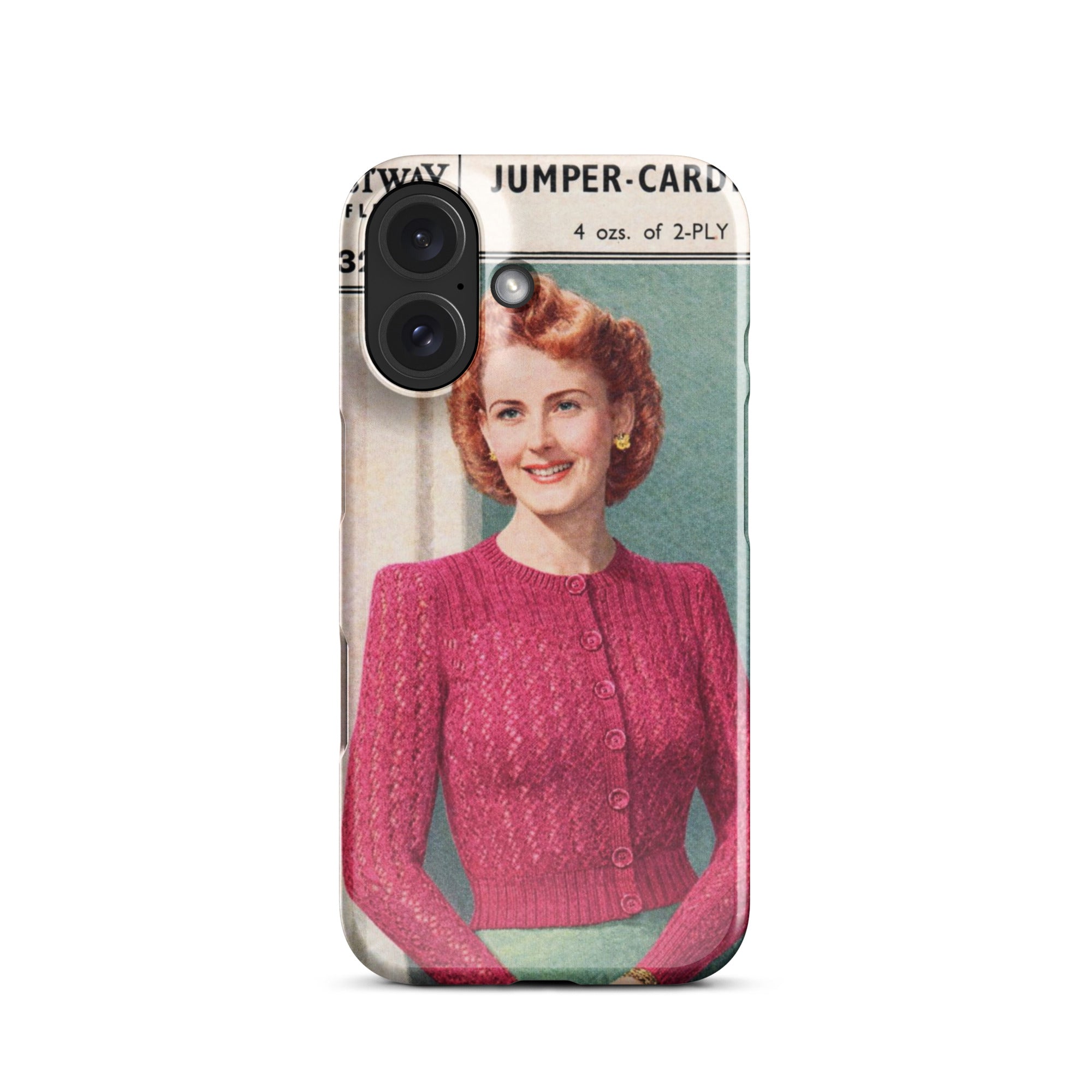 Lacy Cardigan iPhone Case - Sitting Pretty Knits
