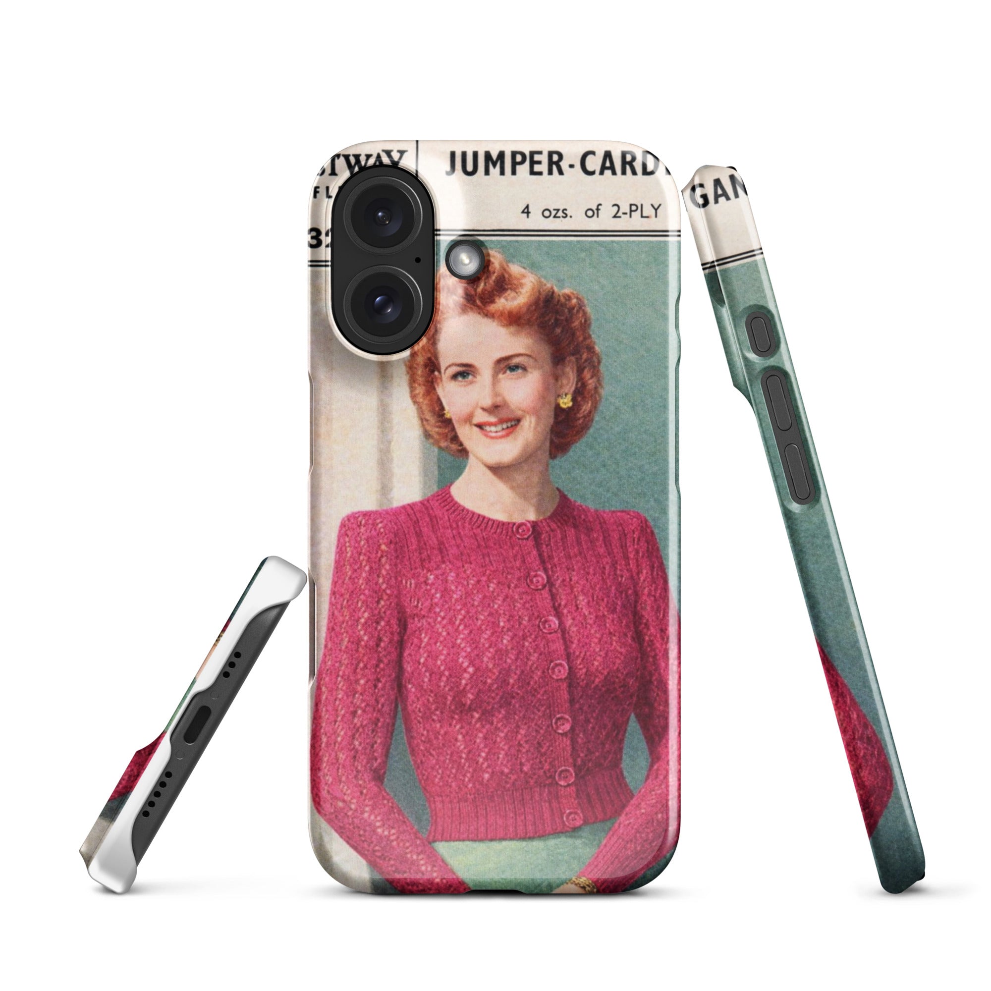 Lacy Cardigan iPhone Case - Sitting Pretty Knits