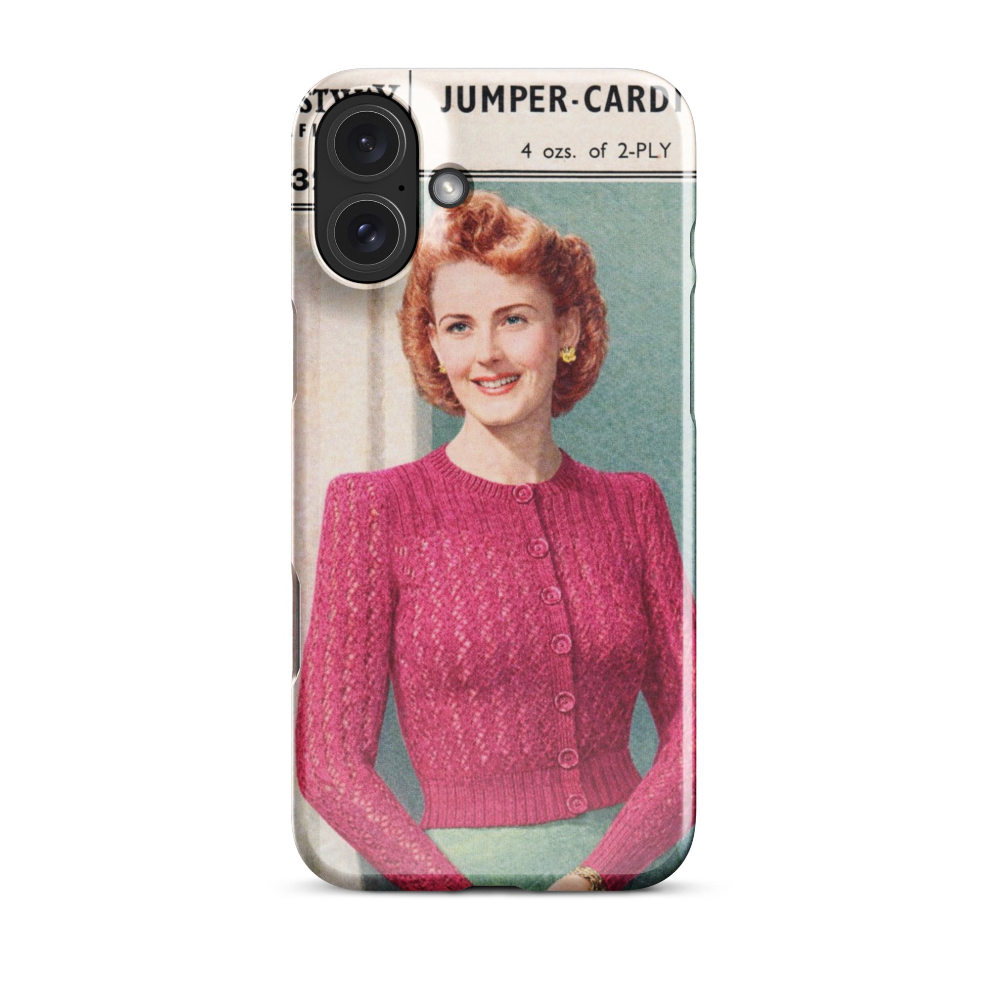 Lacy Cardigan iPhone Case - Sitting Pretty Knits