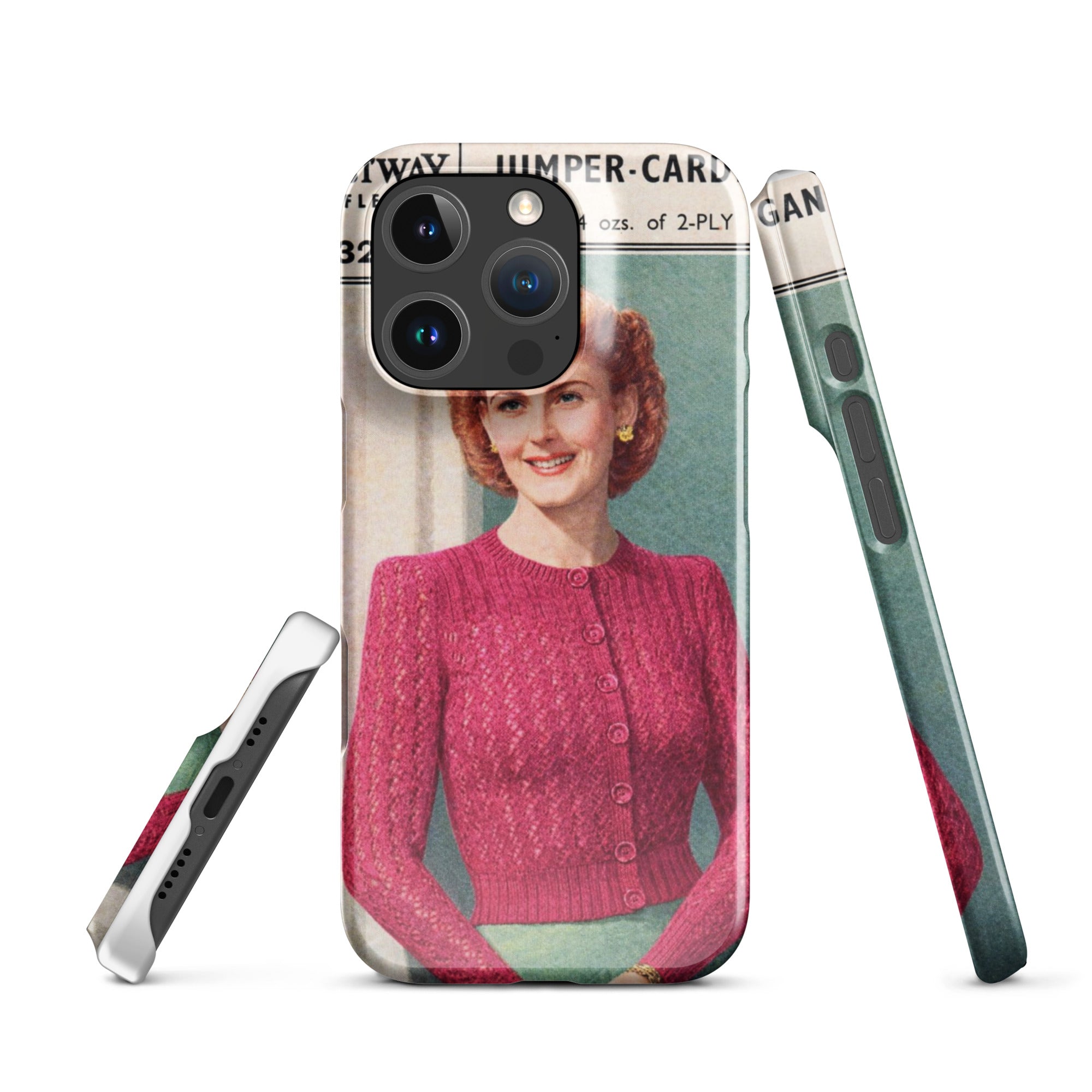 Lacy Cardigan iPhone Case - Sitting Pretty Knits
