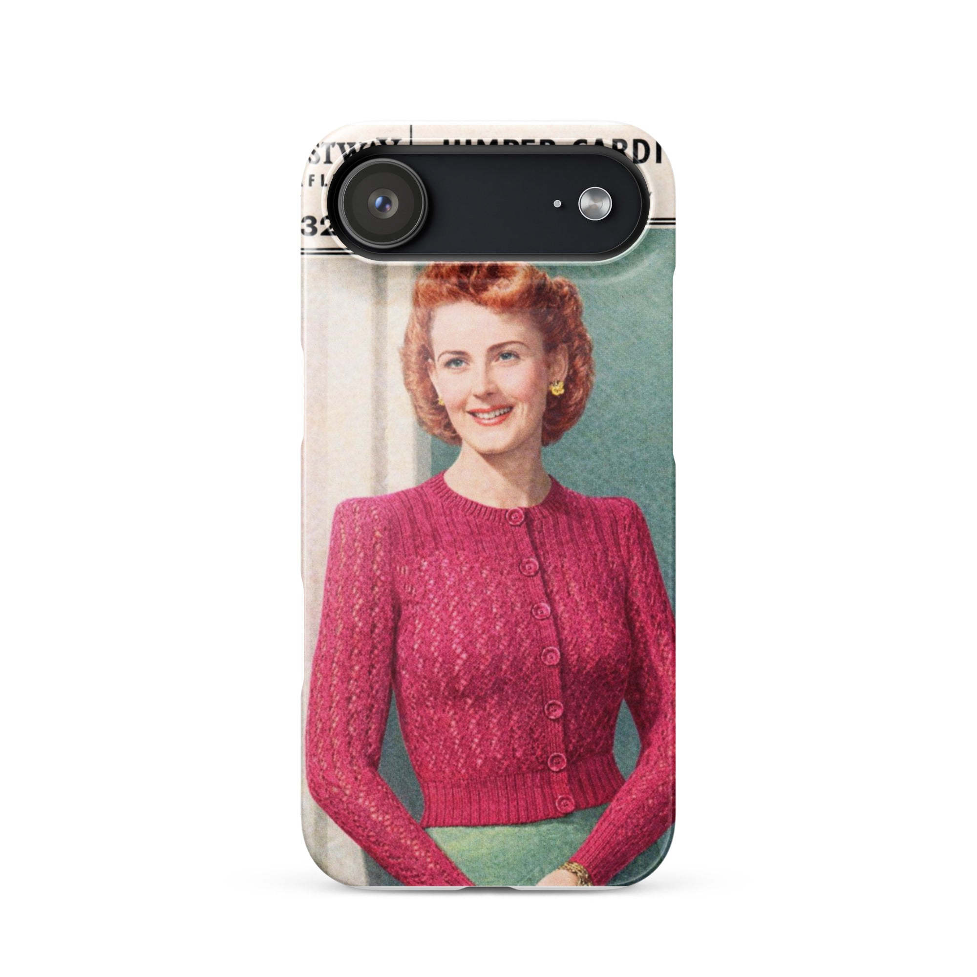 Lacy Cardigan iPhone Case - Sitting Pretty Knits