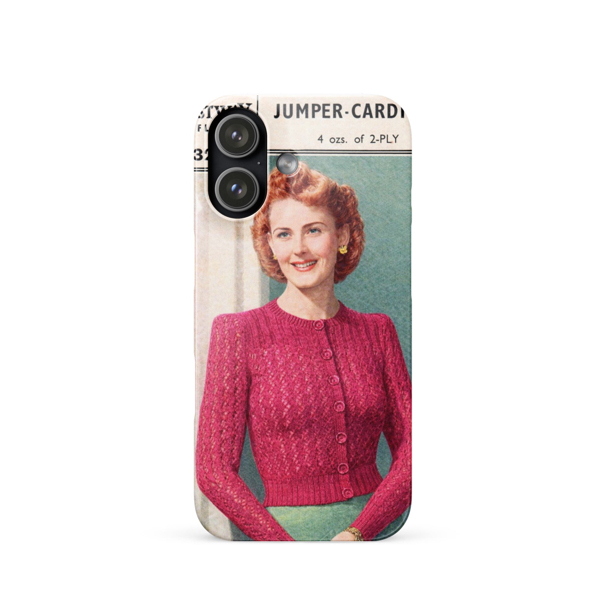 Lacy Cardigan iPhone Case - Sitting Pretty Knits