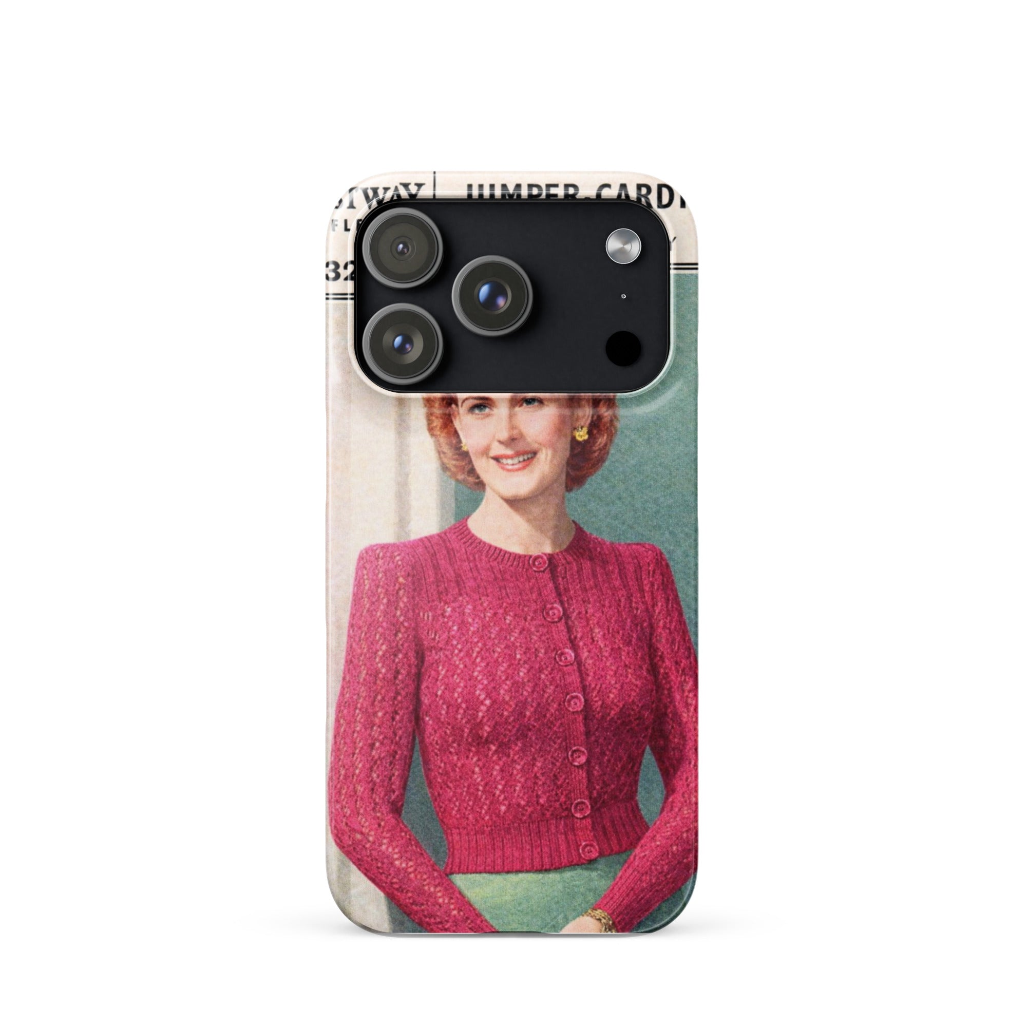 Lacy Cardigan iPhone Case - Sitting Pretty Knits