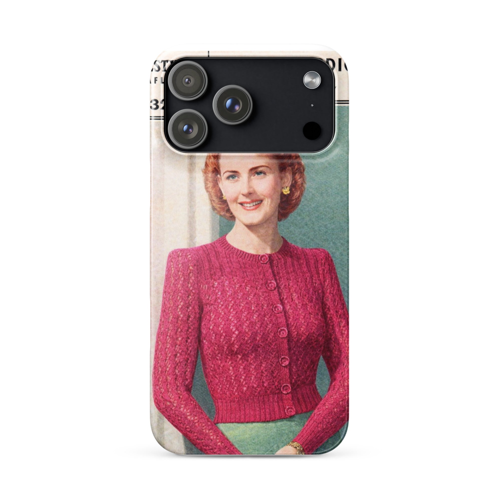 Lacy Cardigan iPhone Case - Sitting Pretty Knits