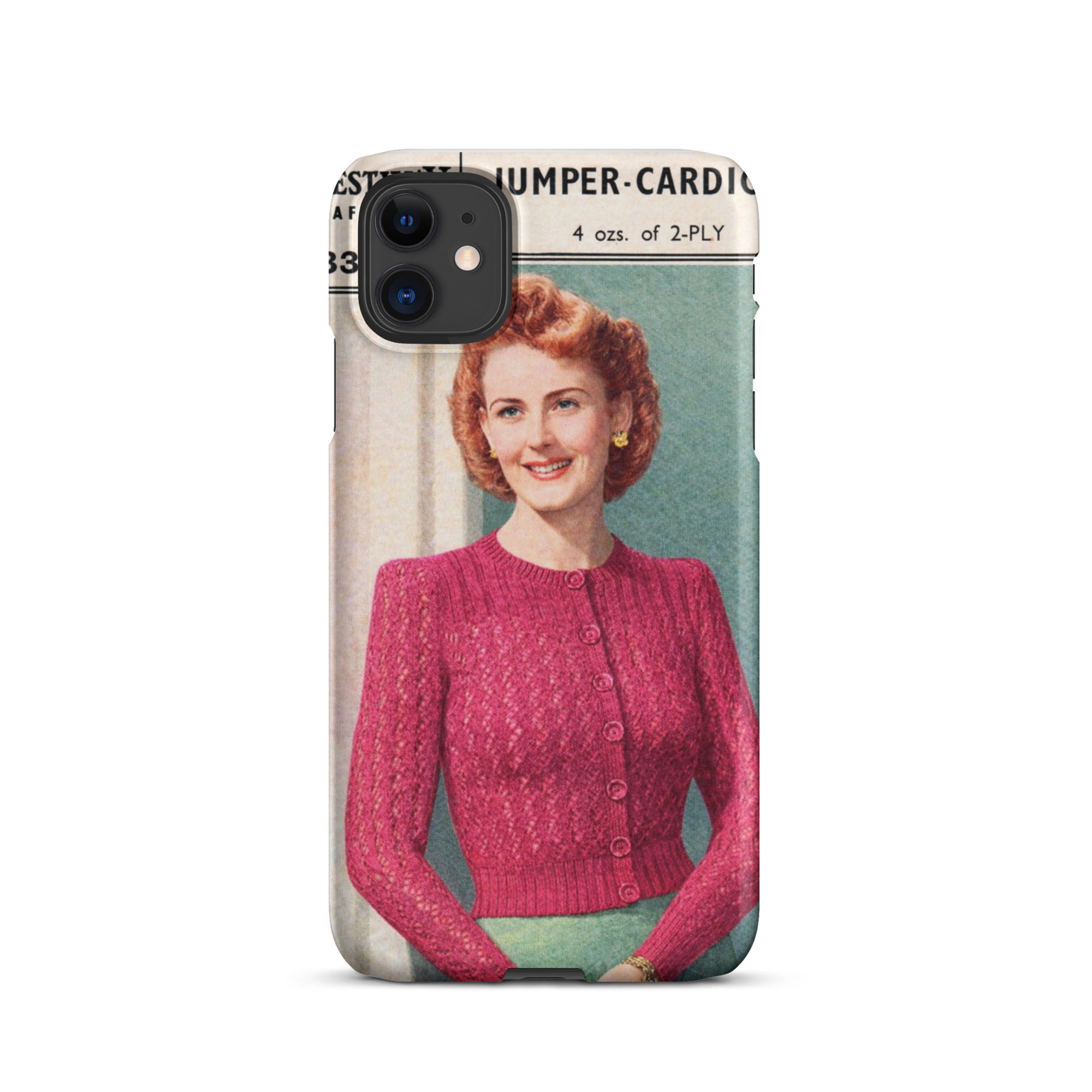 Lacy Cardigan iPhone Case - Sitting Pretty Knits