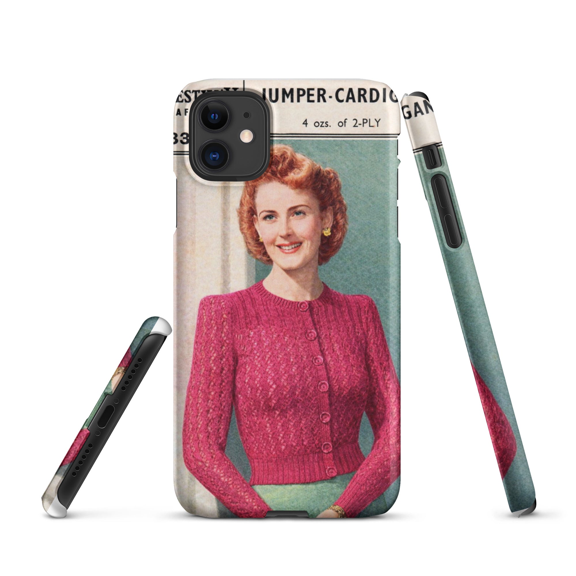 Lacy Cardigan iPhone Case - Sitting Pretty Knits