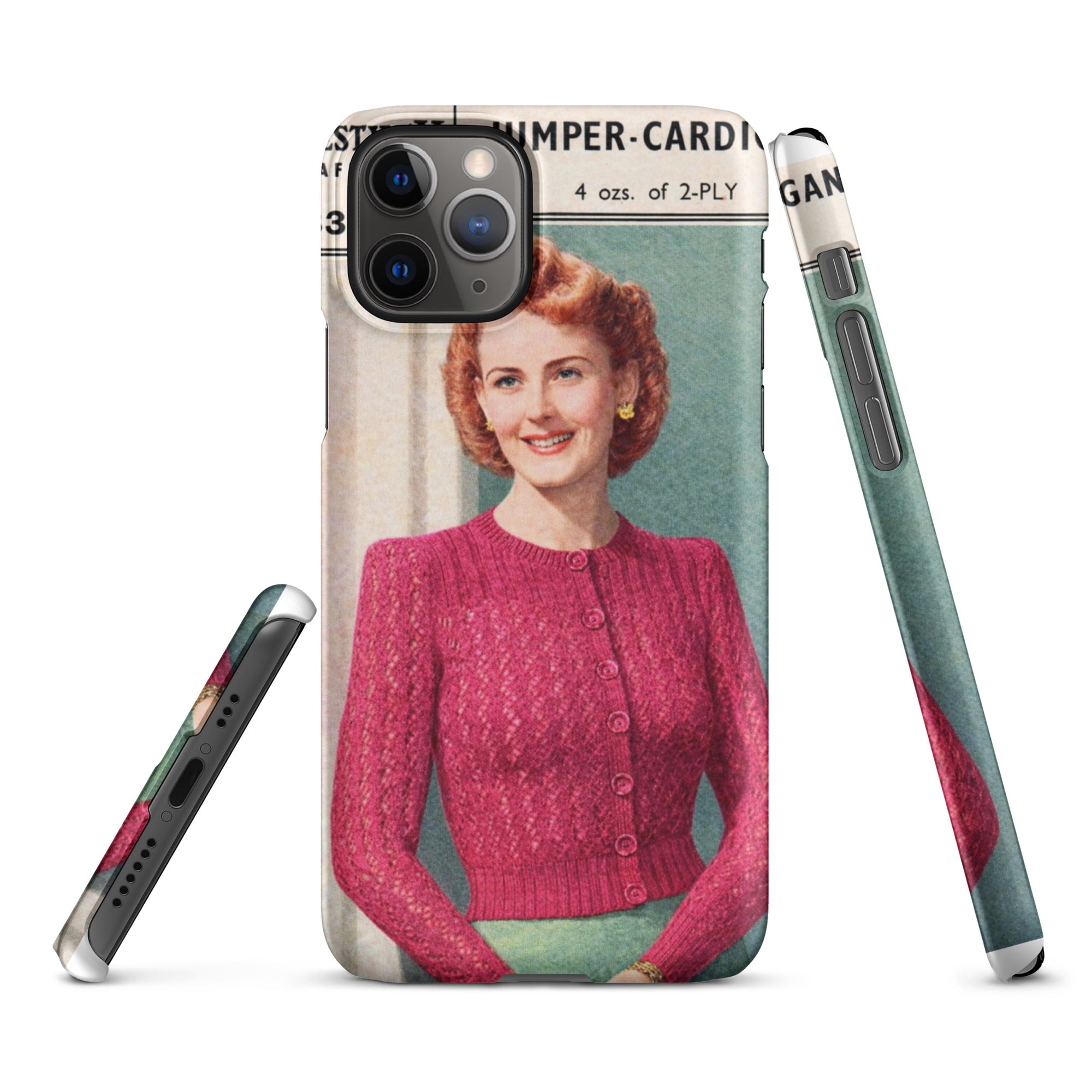 Lacy Cardigan iPhone Case - Sitting Pretty Knits