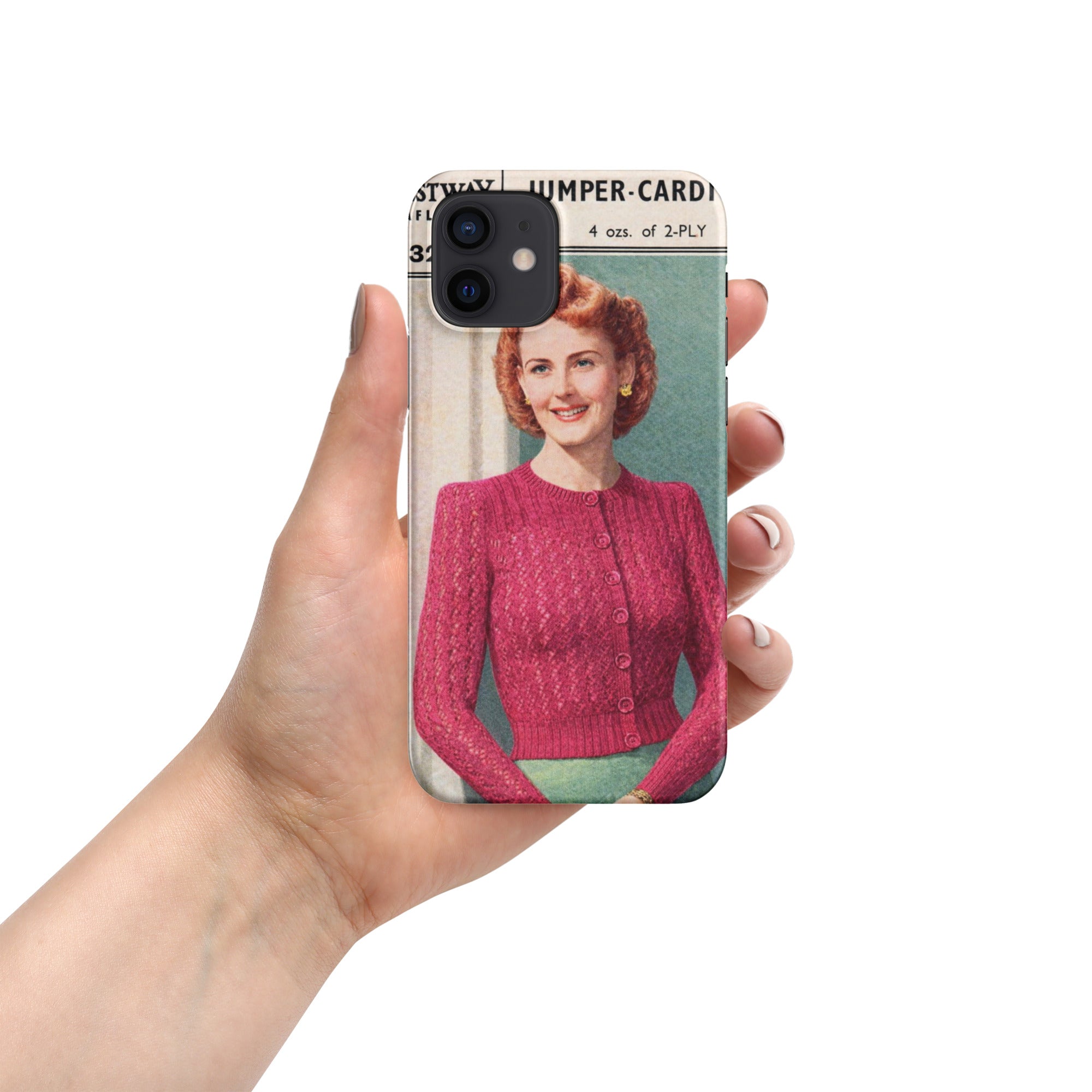 Lacy Cardigan iPhone Case - Sitting Pretty Knits