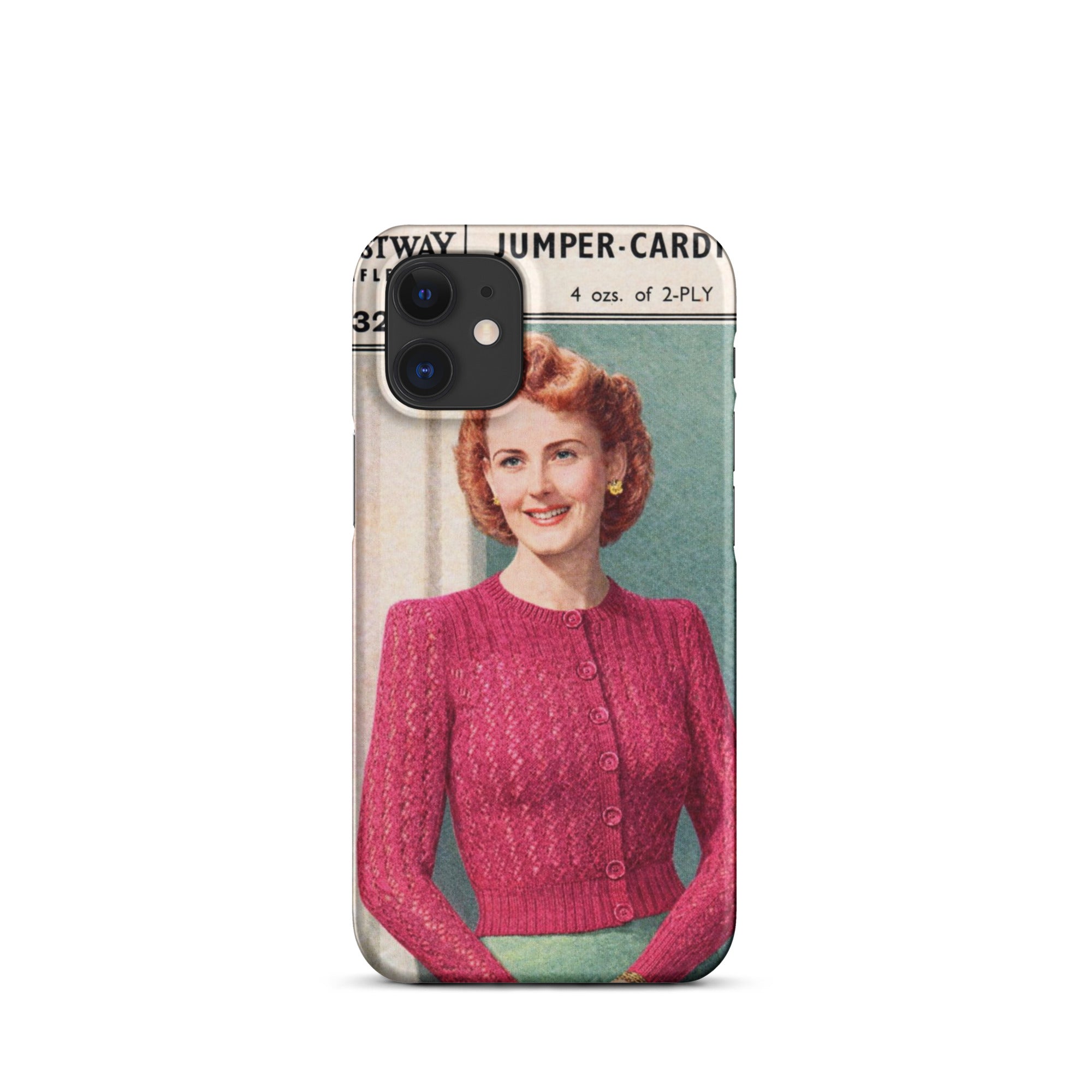 Lacy Cardigan iPhone Case - Sitting Pretty Knits