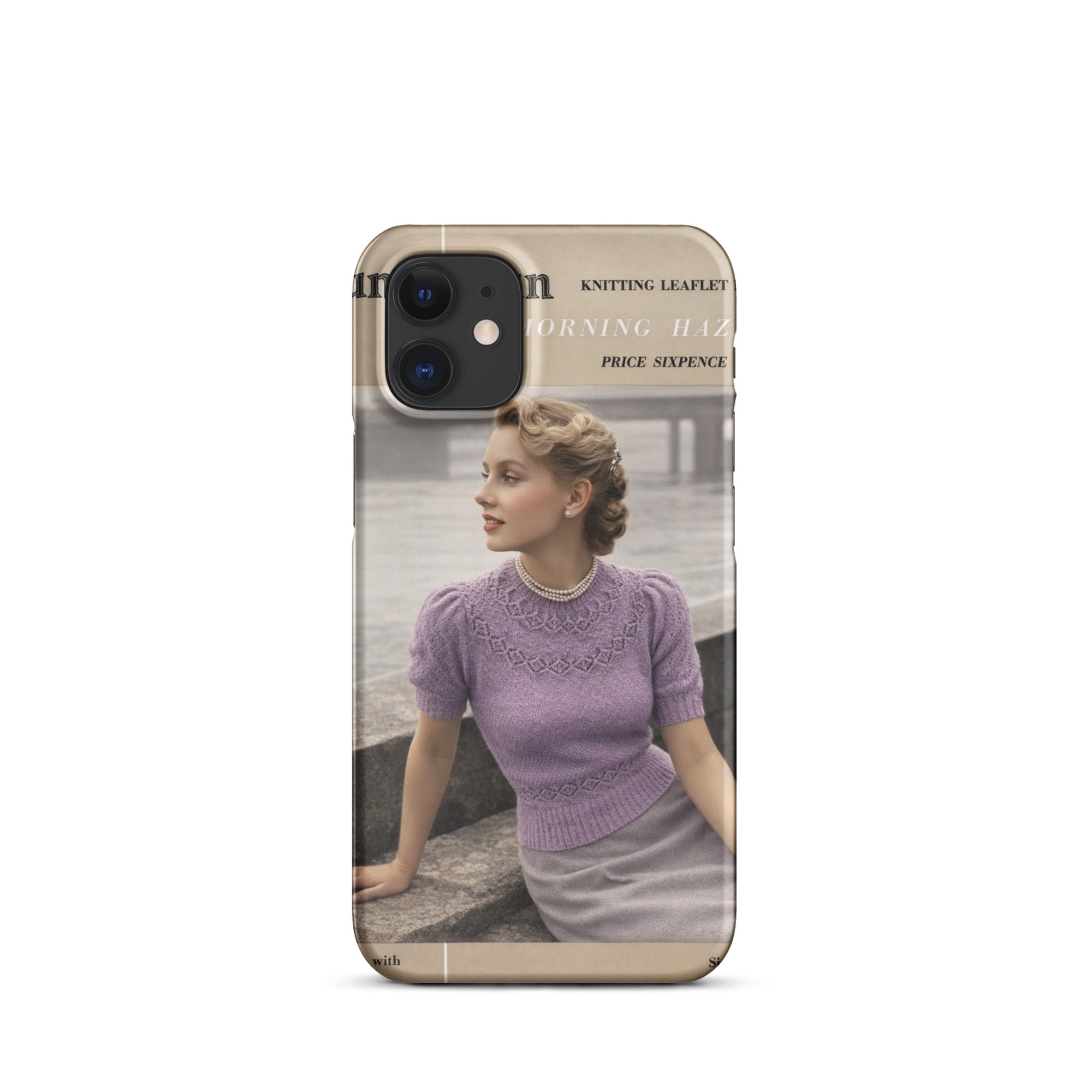 Vintage Munrospun Ranunculus iPhone Case - Sitting Pretty Knits