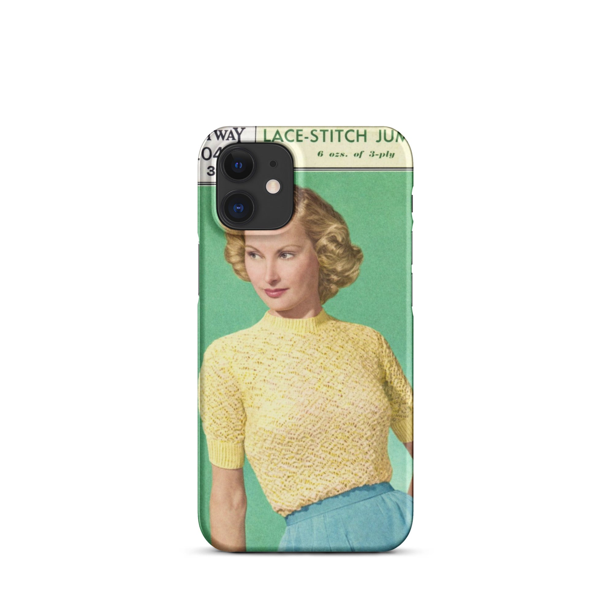 Lace Stitch Jumper iPhone Case - Sitting Pretty Knits